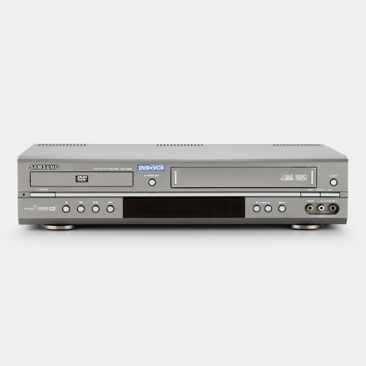 Samsung DVD-V2000 VCR VHS and DVD Player