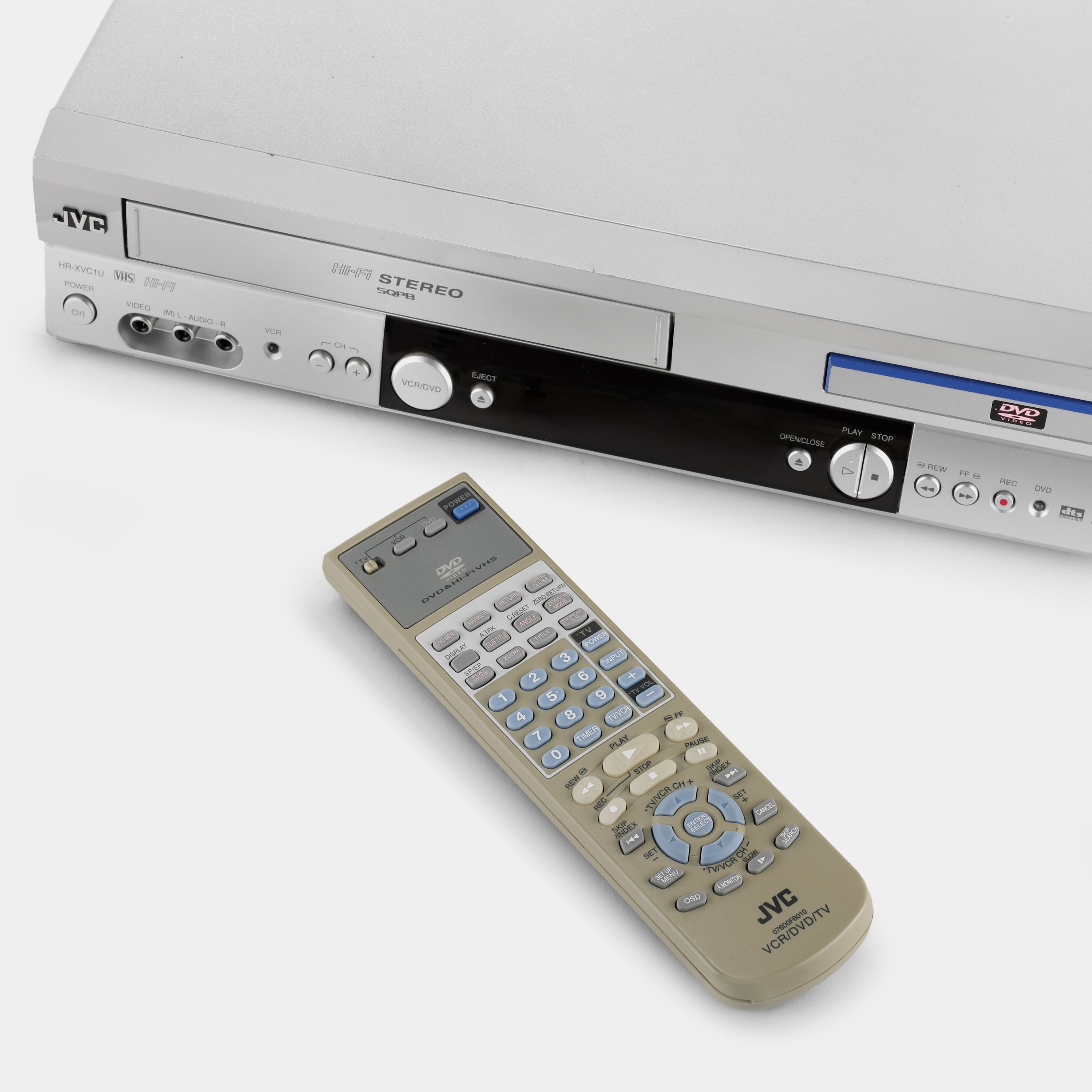 JVC HR-XVC1U VCR VHS and DVD Player