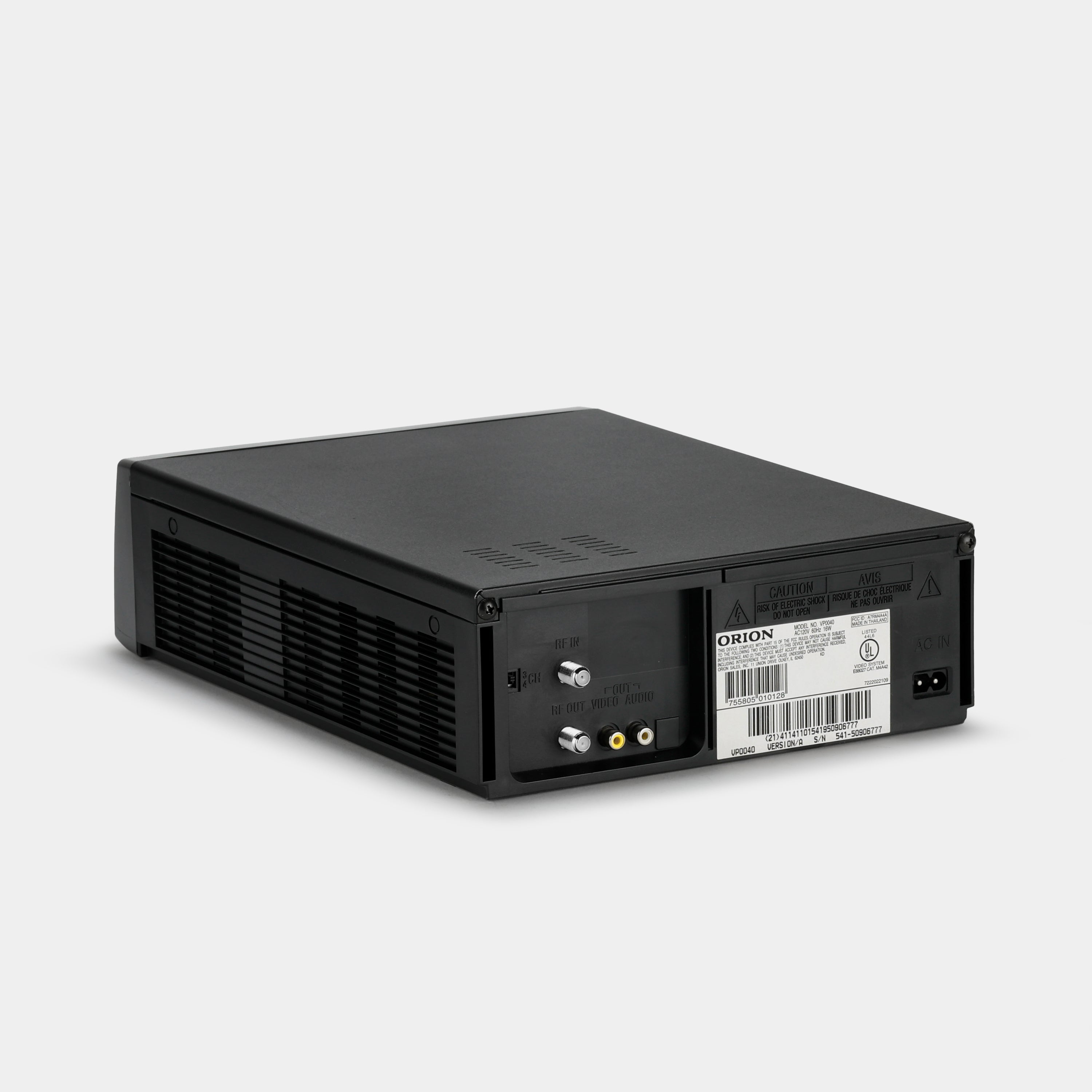 Orion VP-0040 VHS Player - Thumbnail 4