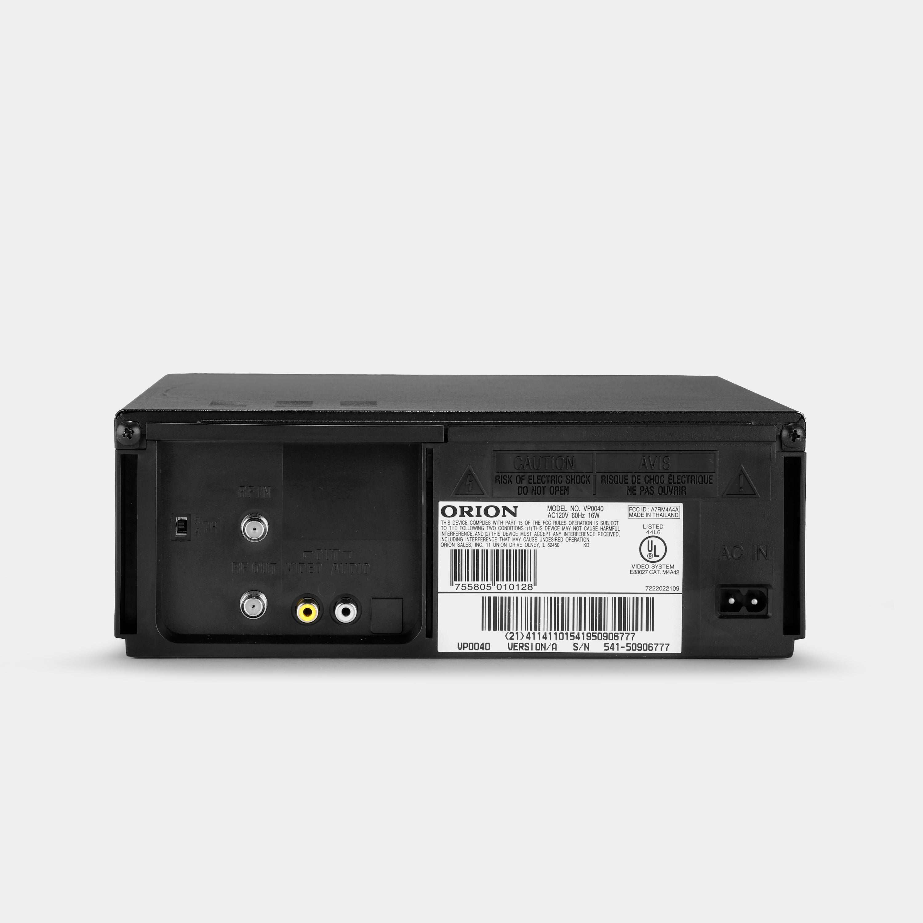 Orion VP-0040 VHS Player