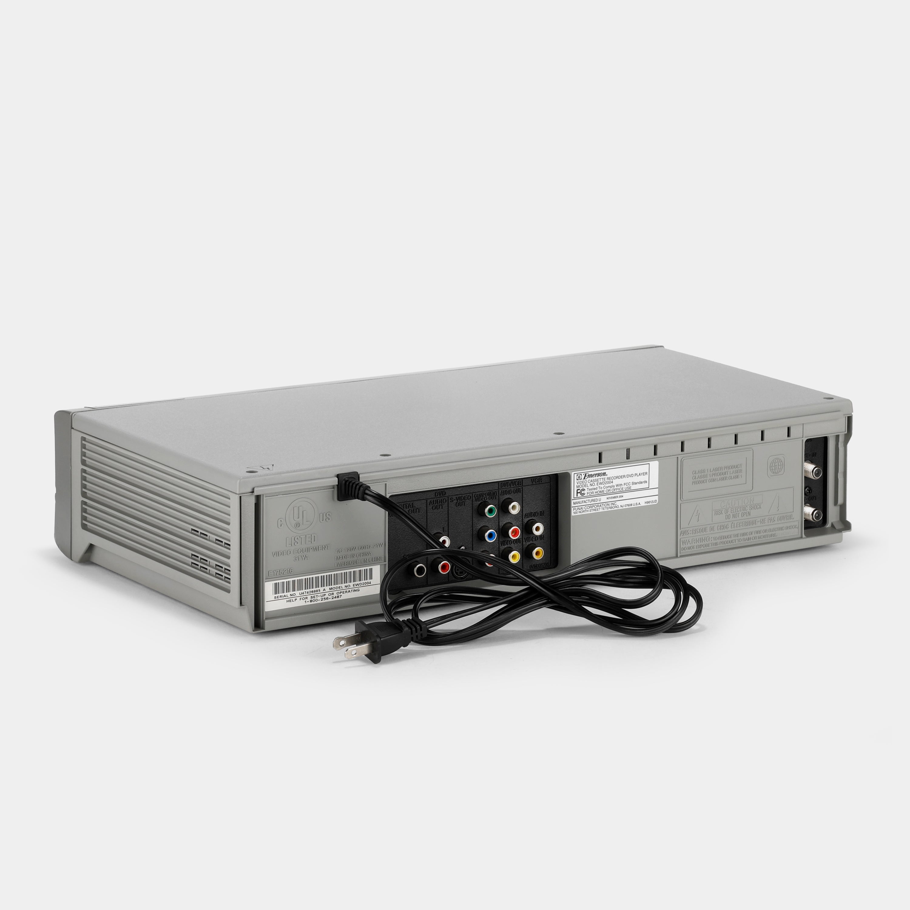 Emerson EWD2004 VCR VHS and DVD Player