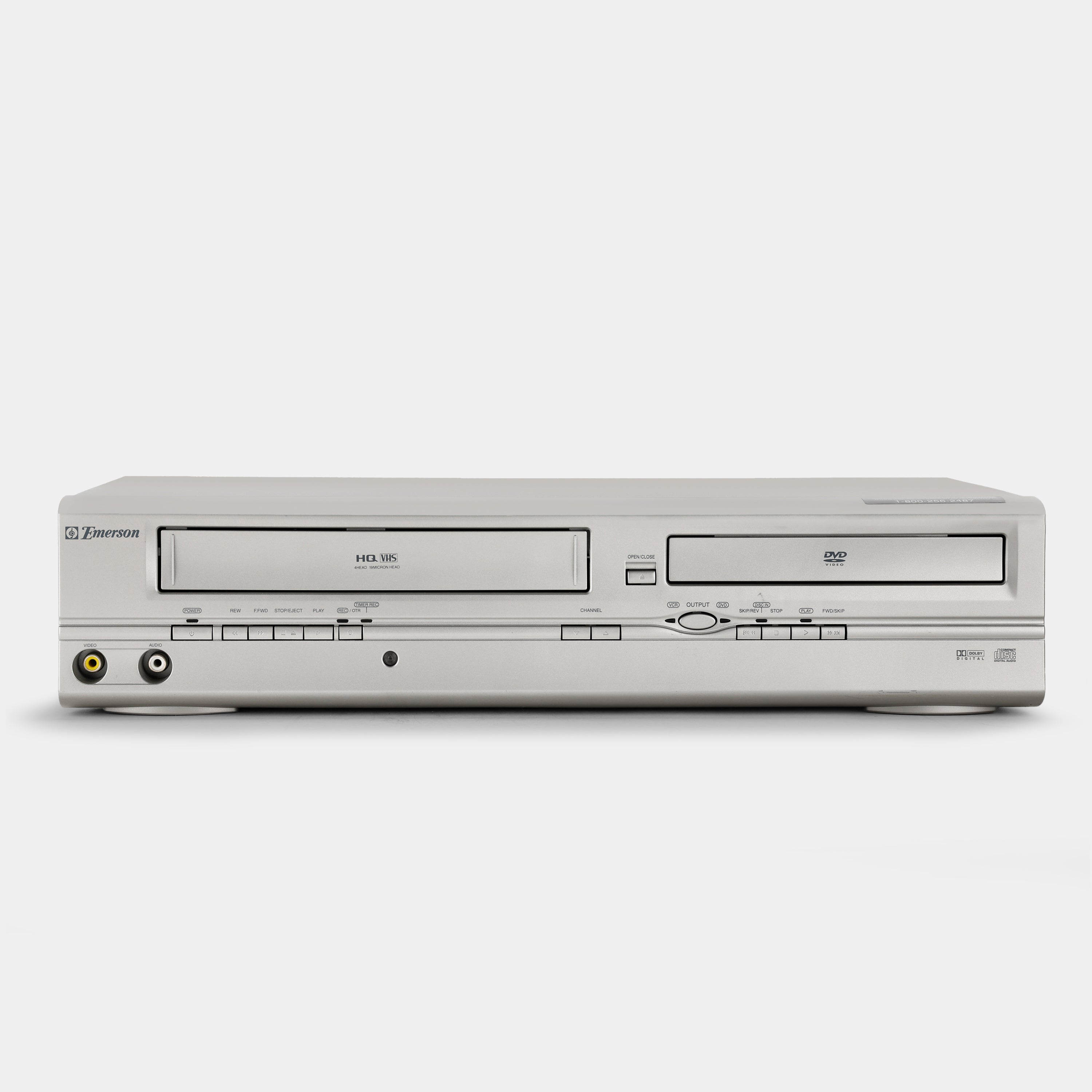 Emerson EWD2004 VCR VHS and DVD Player
