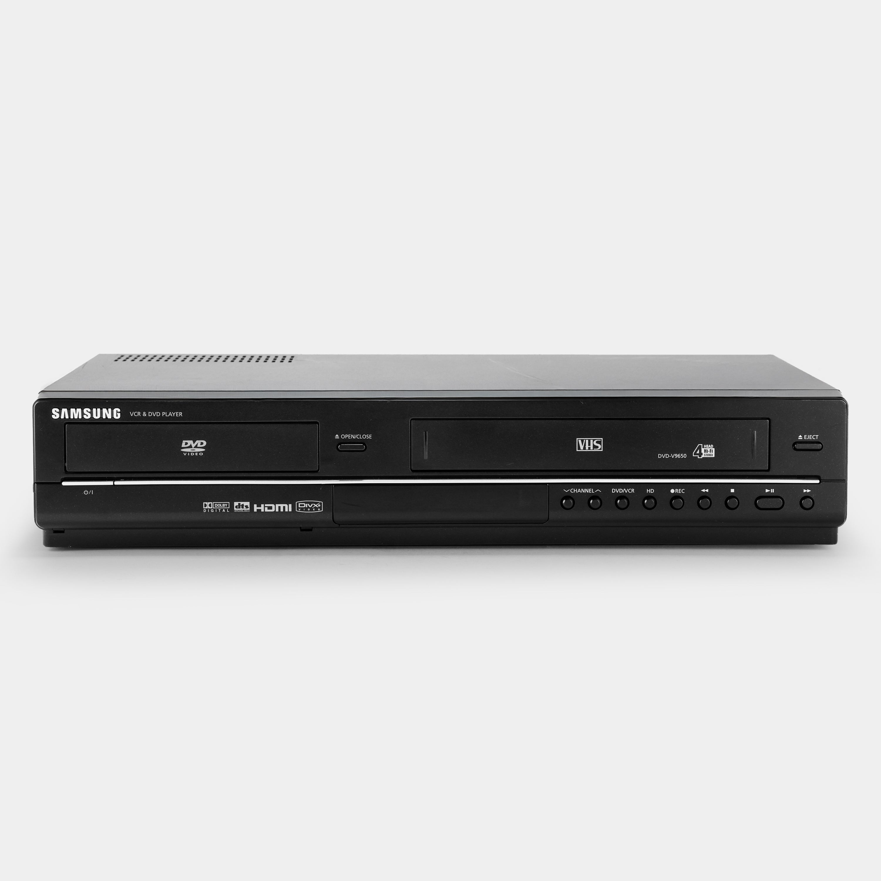 Samsung DVD-V9650 VCR VHS and DVD Player