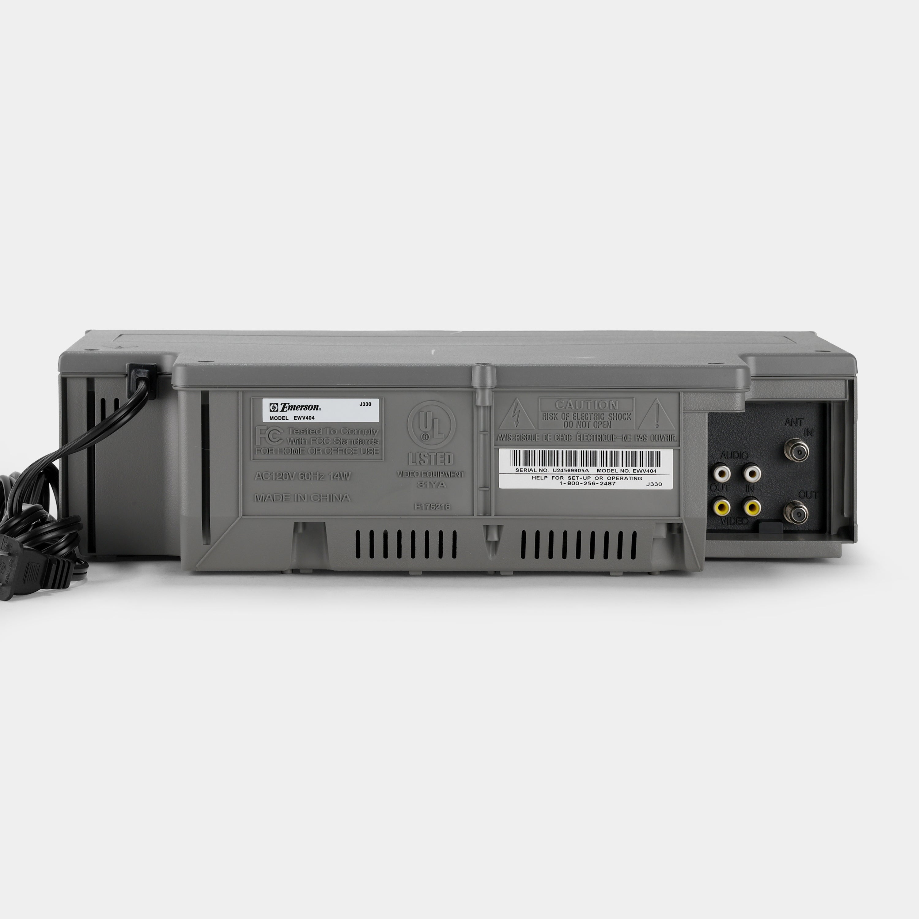 Emerson EWV404 VCR VHS Player