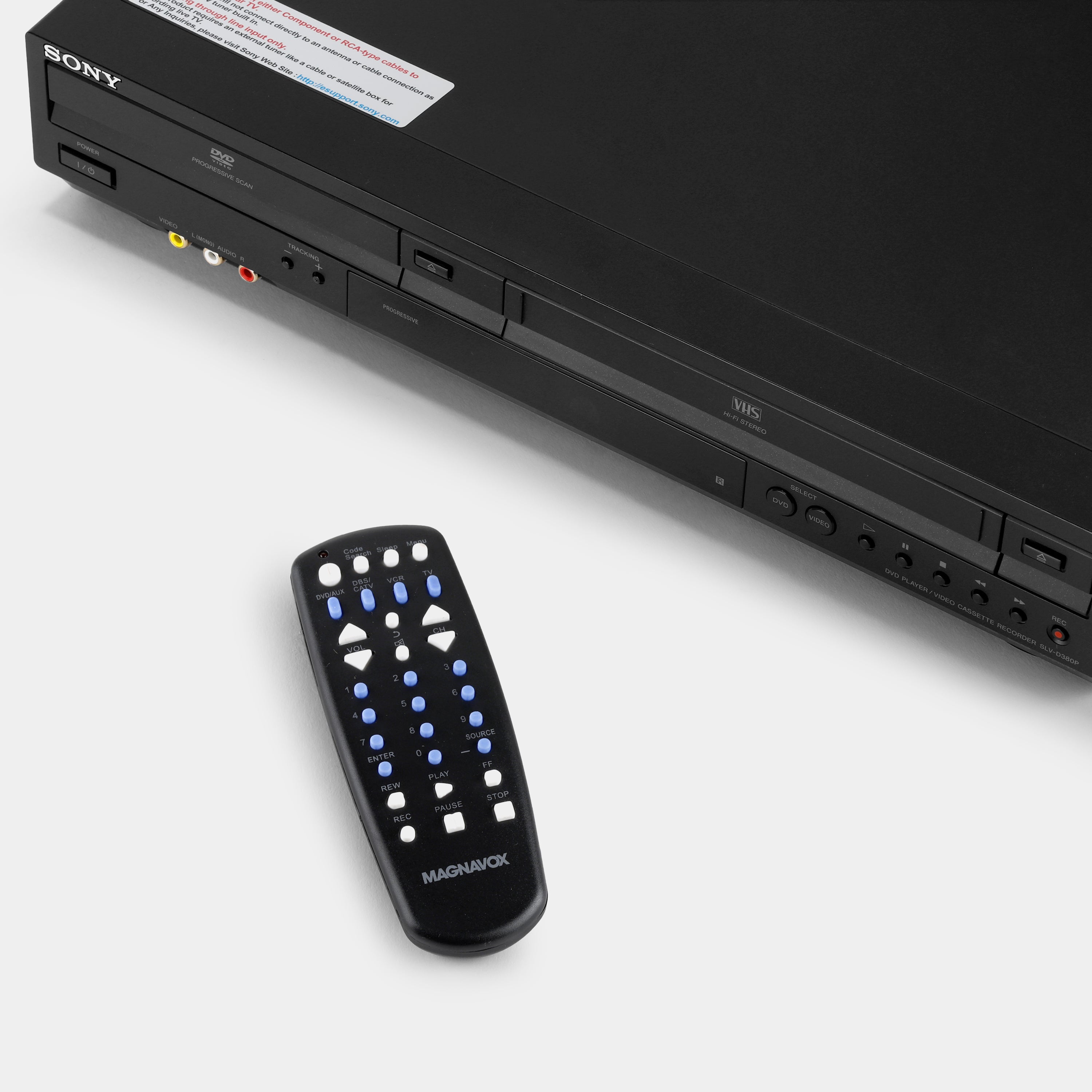 Sony SLV-D380P VCR VHS and DVD Player