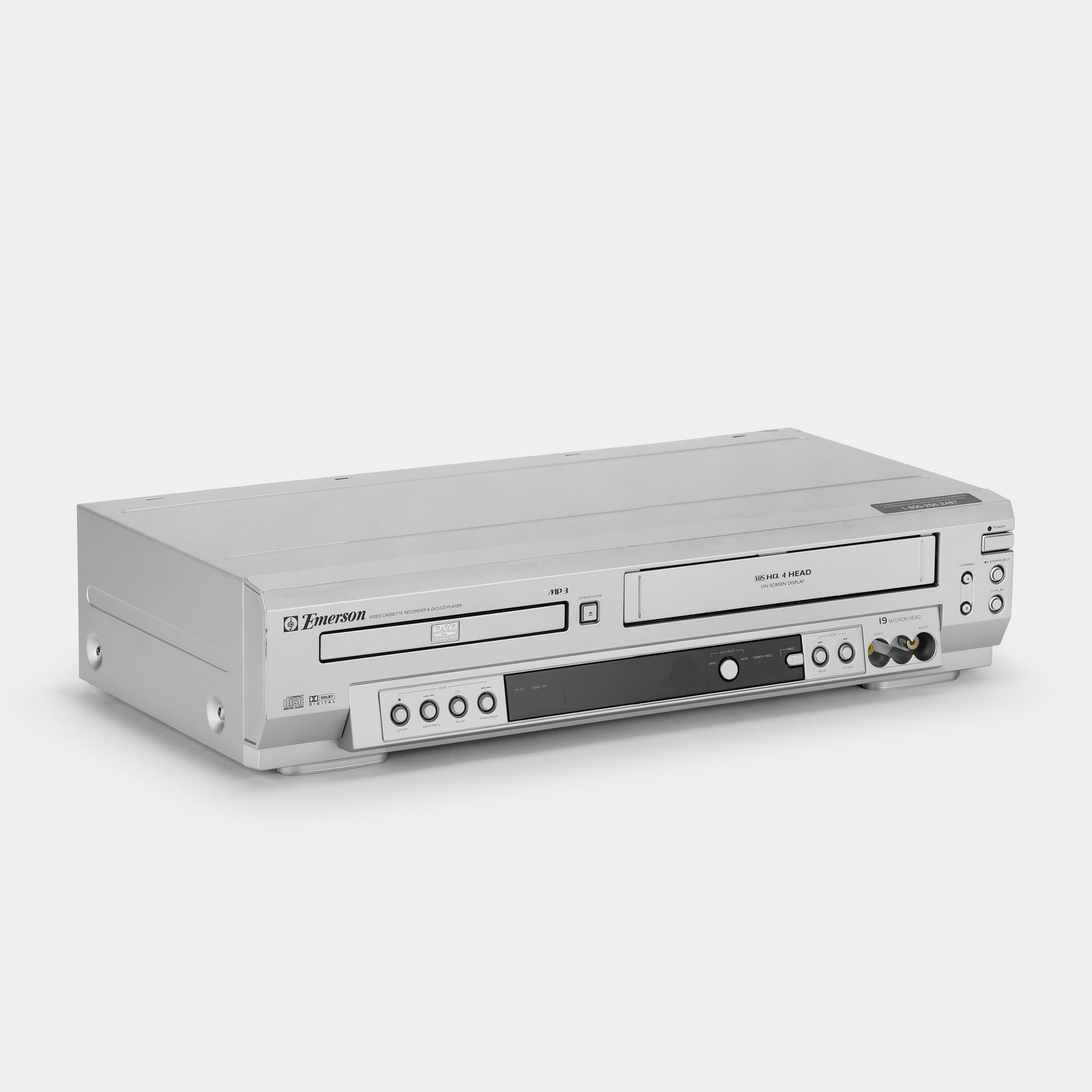 Emerson EWD2003 VCR VHS and DVD Player