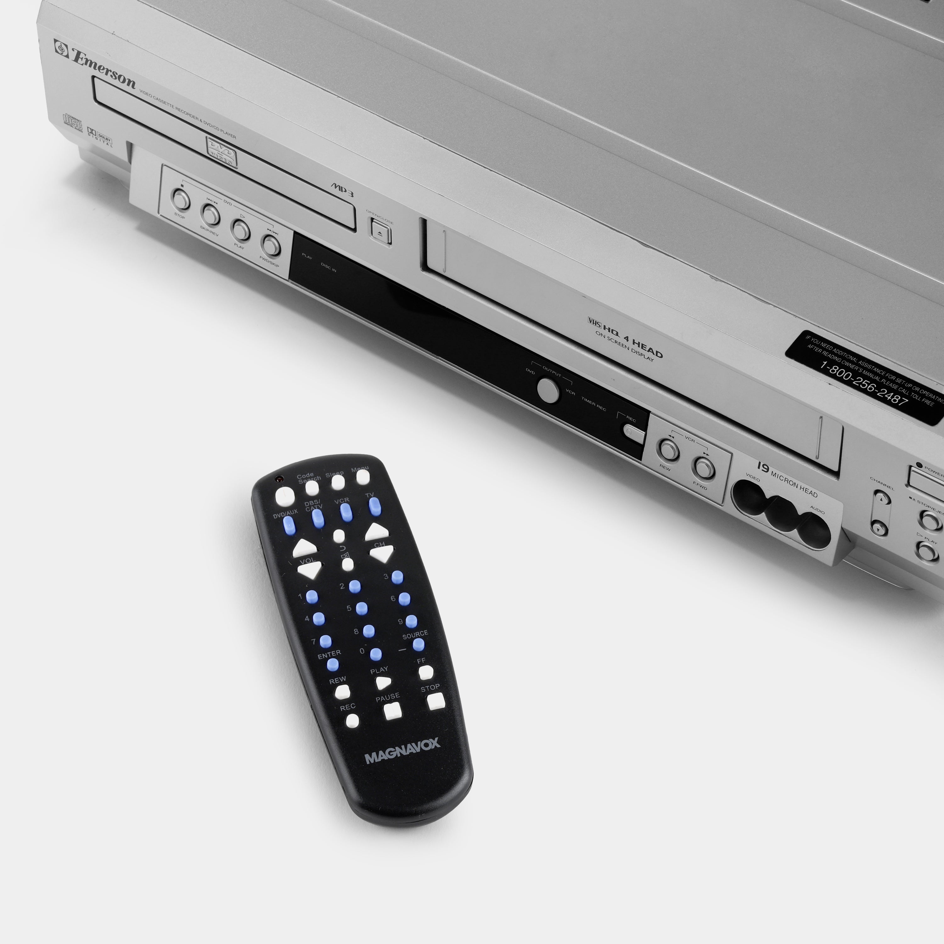 Emerson EWD2003 VCR VHS and DVD Player