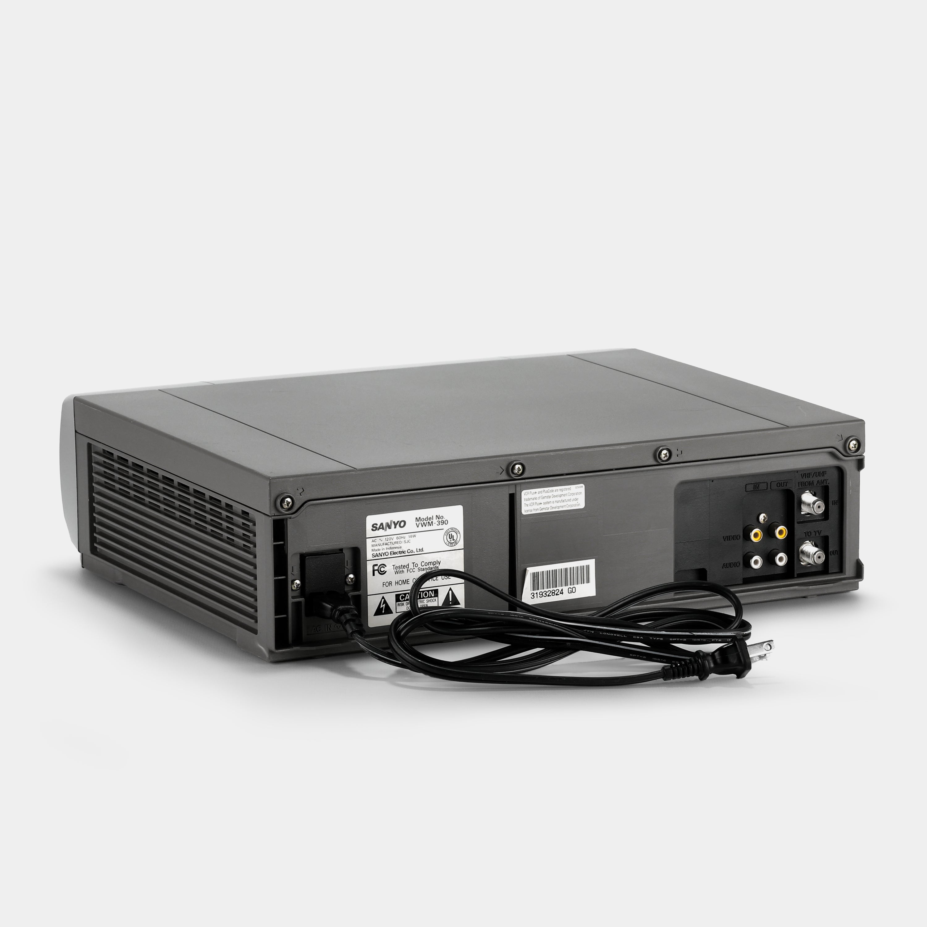 Sanyo VWM-390 VCR VHS Player