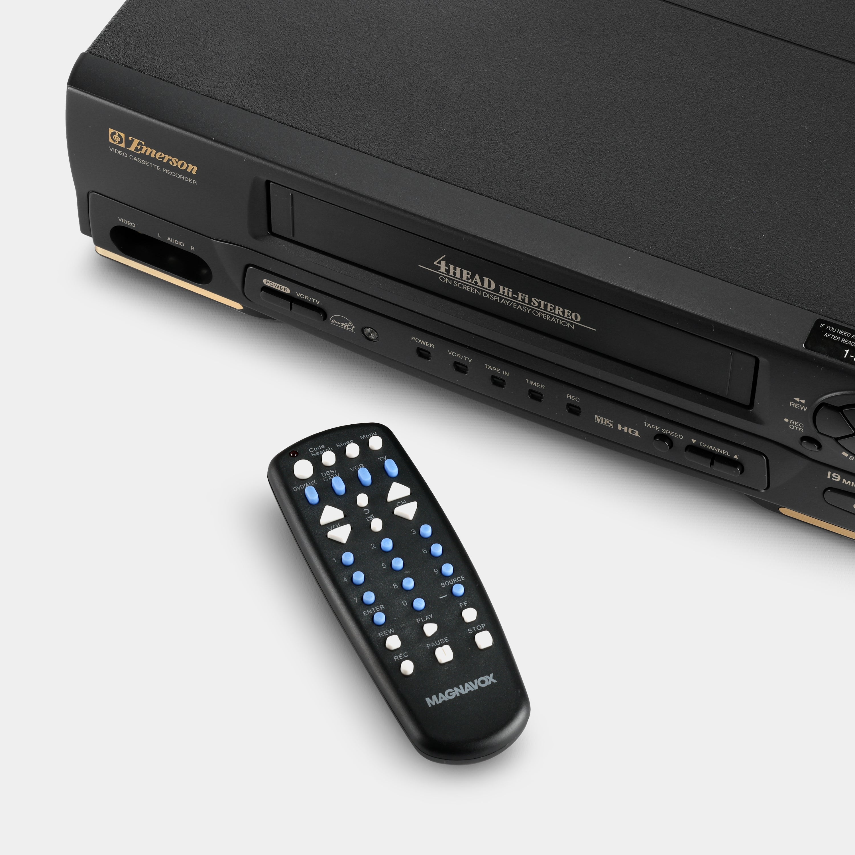 Emerson EWV601B VCR VHS Player