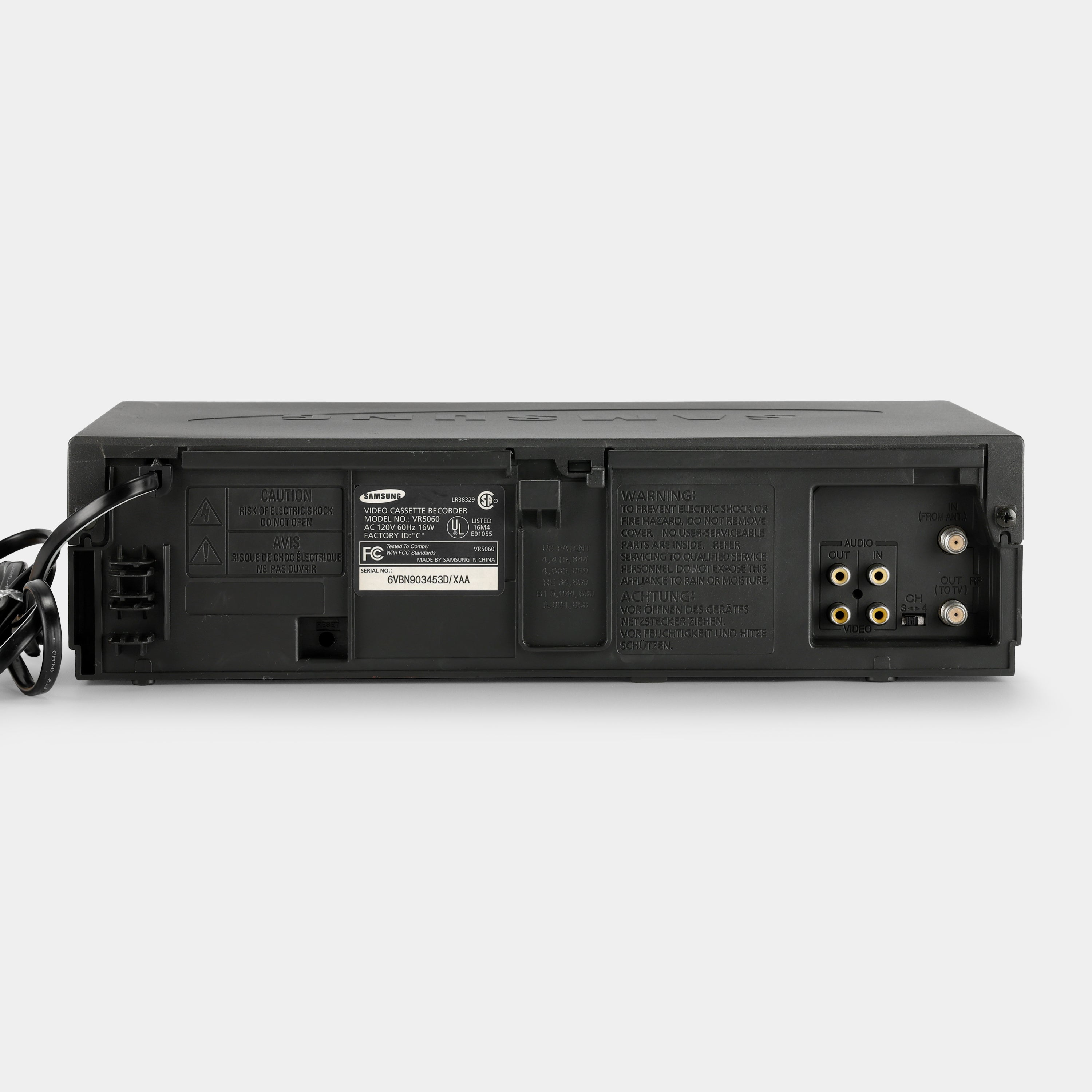 Samsung VR5060 VCR VHS Player