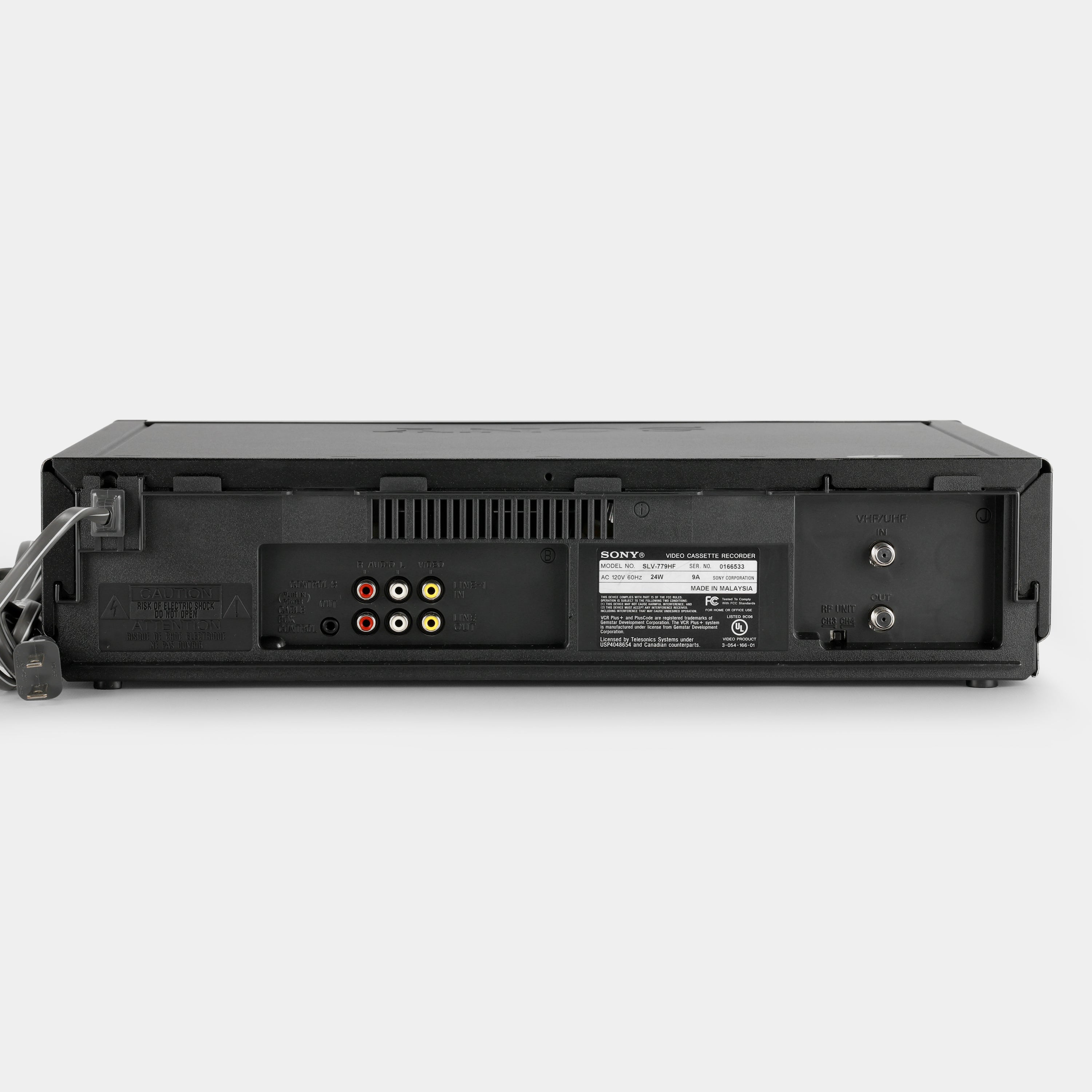 Sony SLV-779HF VCR VHS Player