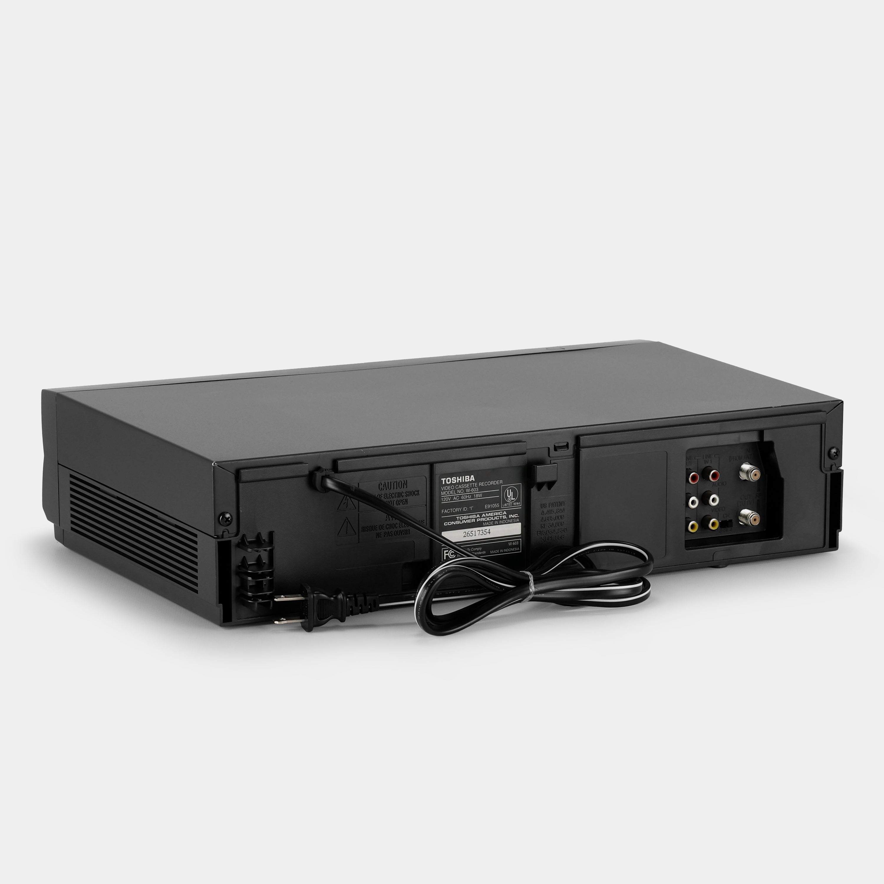 Toshiba W-603 VCR VHS Player