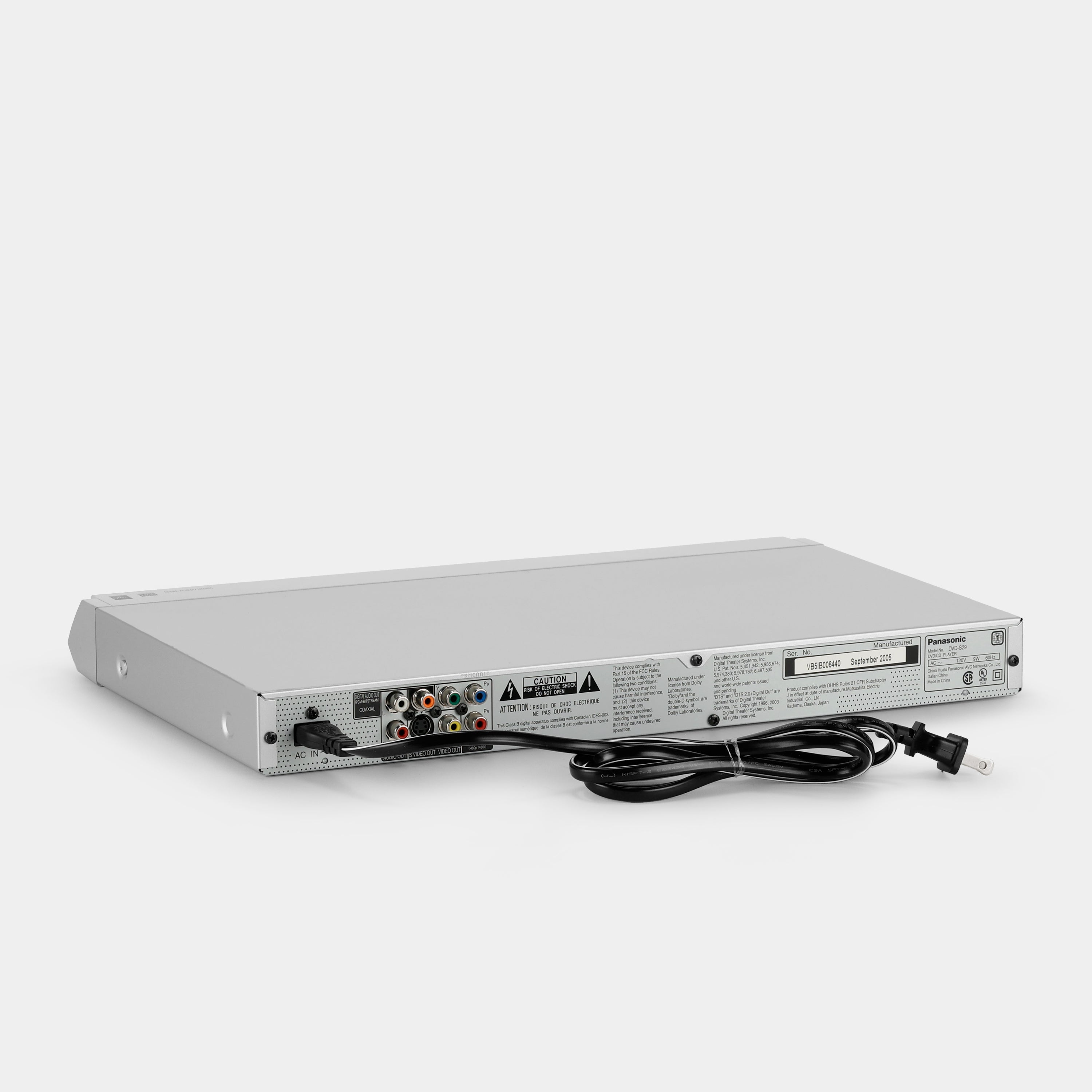 Panasonic DVD-S29 DVD Player