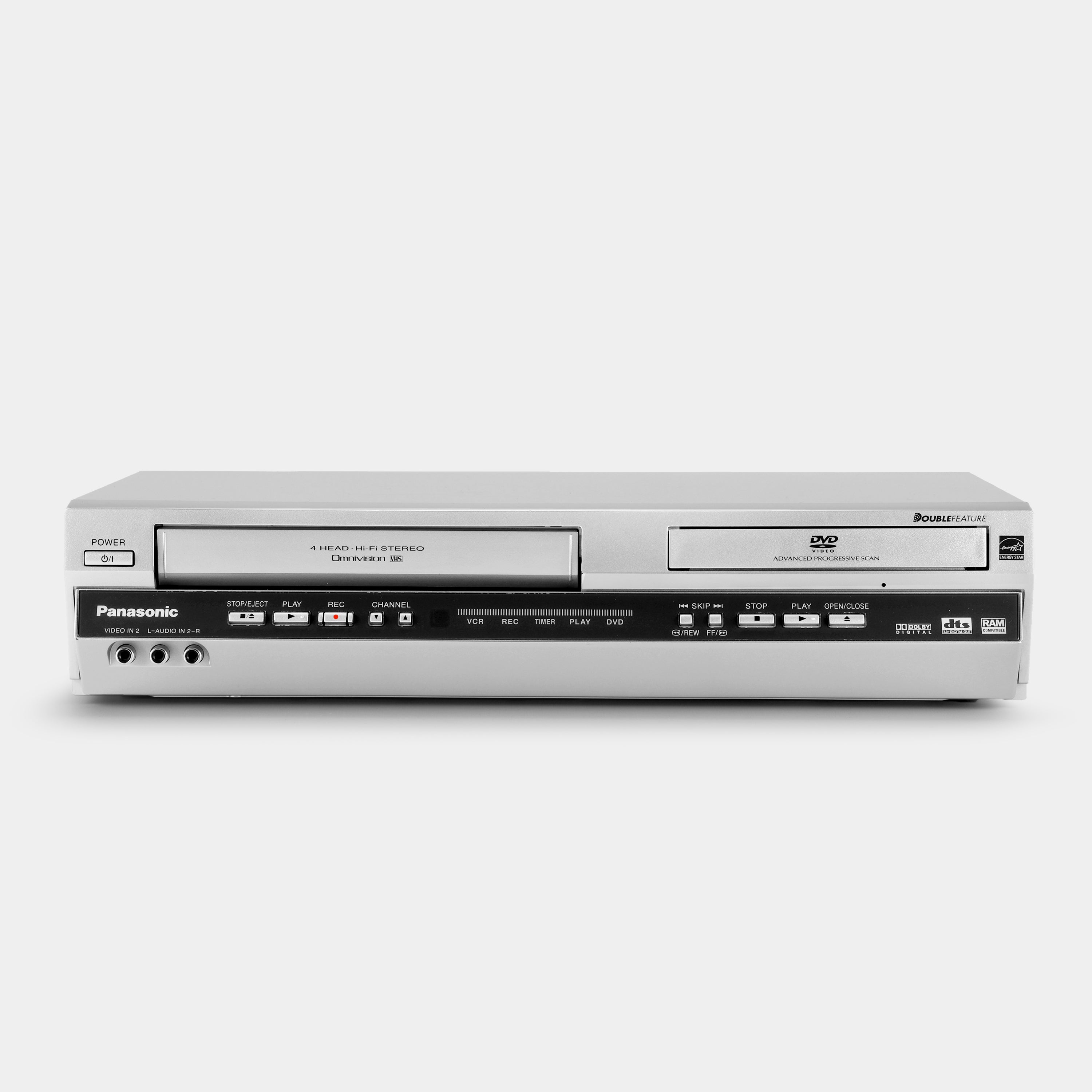 Panasonic PV-D4745S VCR VHS and DVD Player