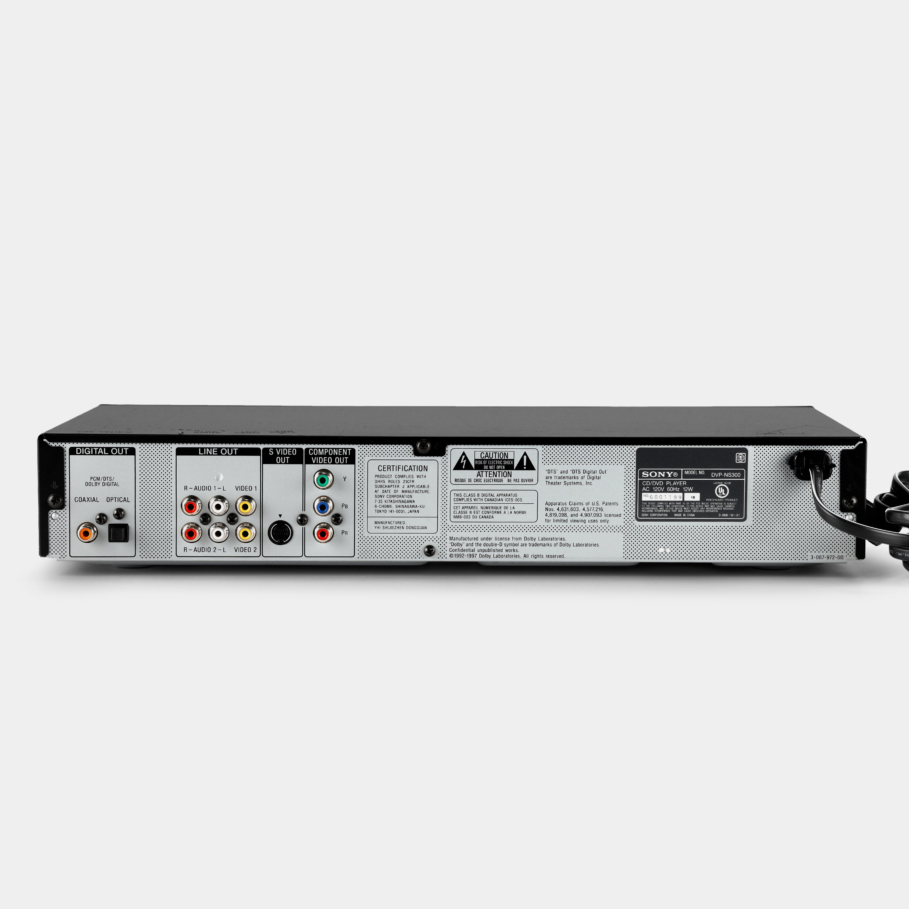Sony DVP-NS300 DVD Player
