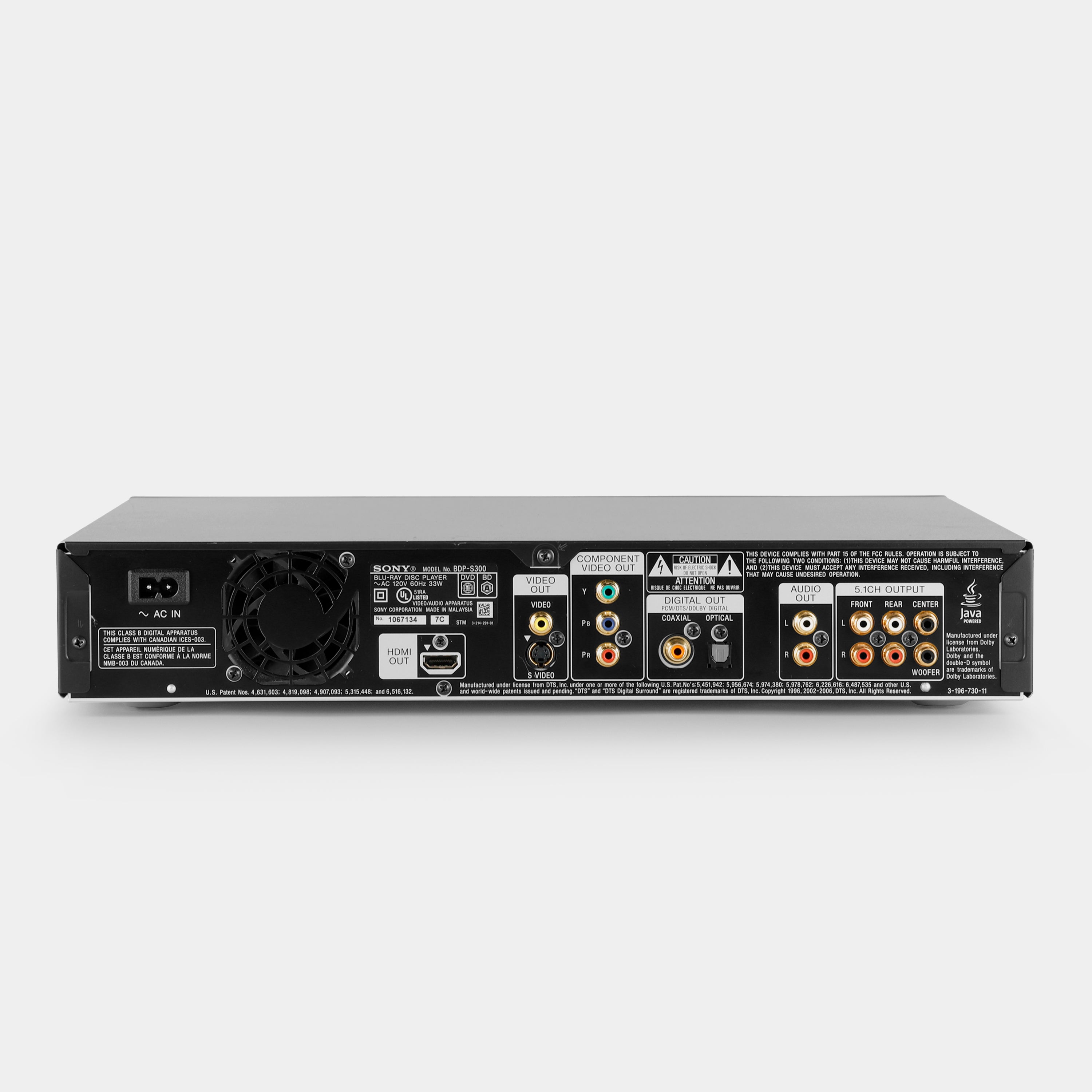Sony BDP-S300 Blu-Ray DVD Player