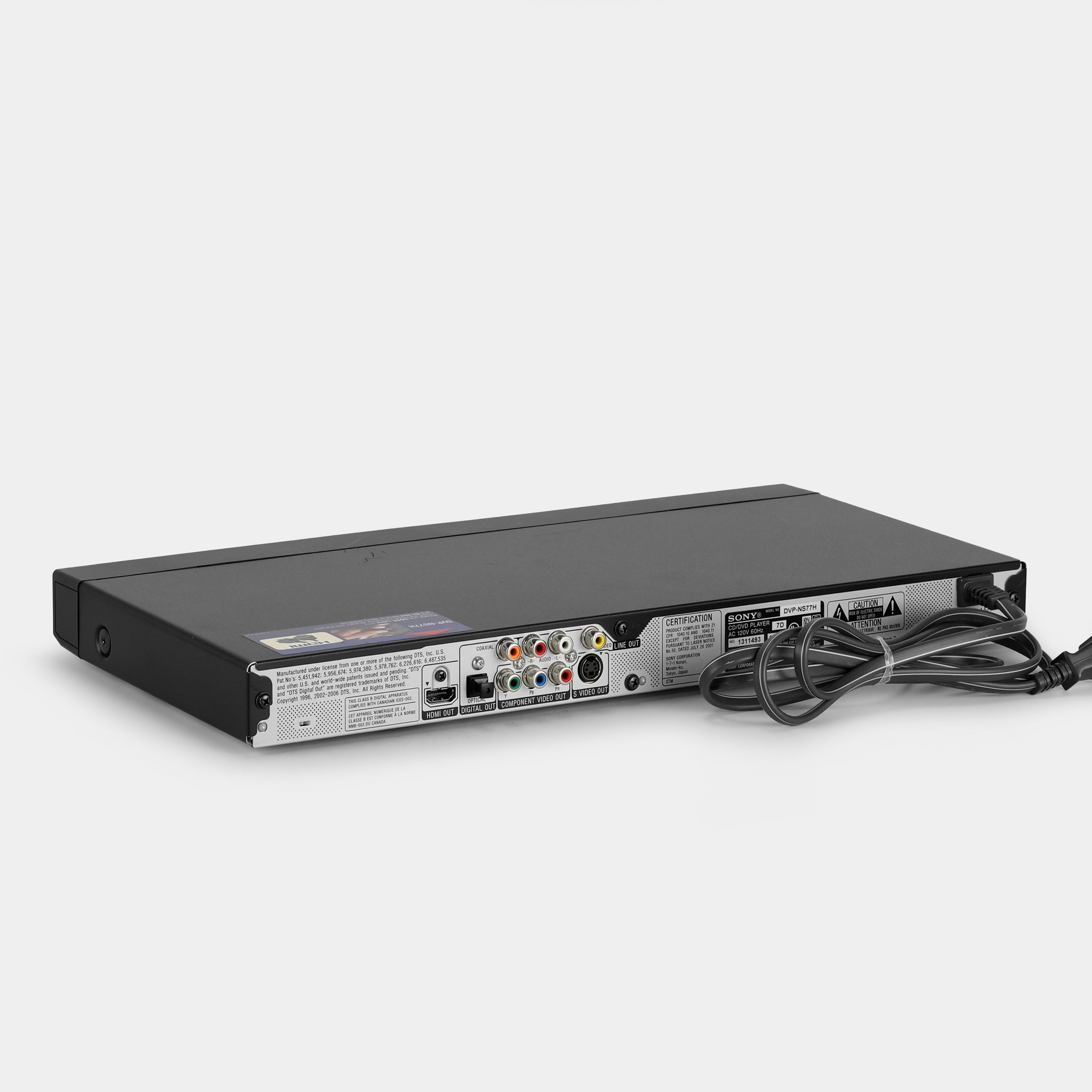 Sony DVP-NS77H DVD Player