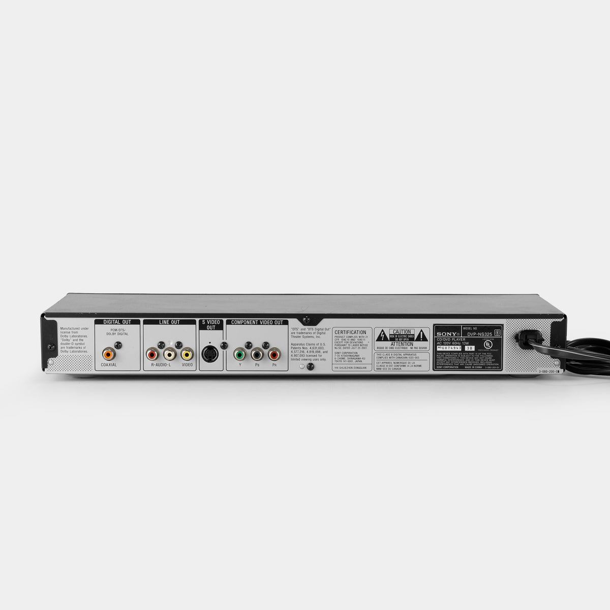Sony DVP-NS325 DVD Player