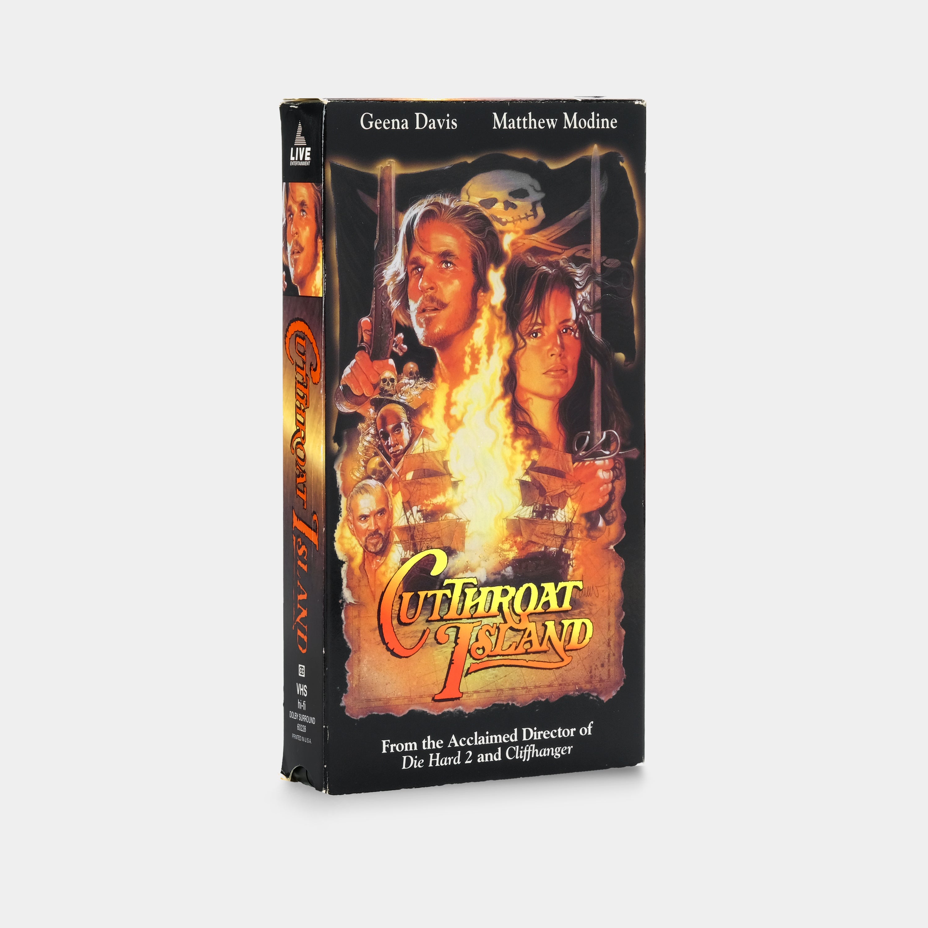Cutthroat Island VHS Tape