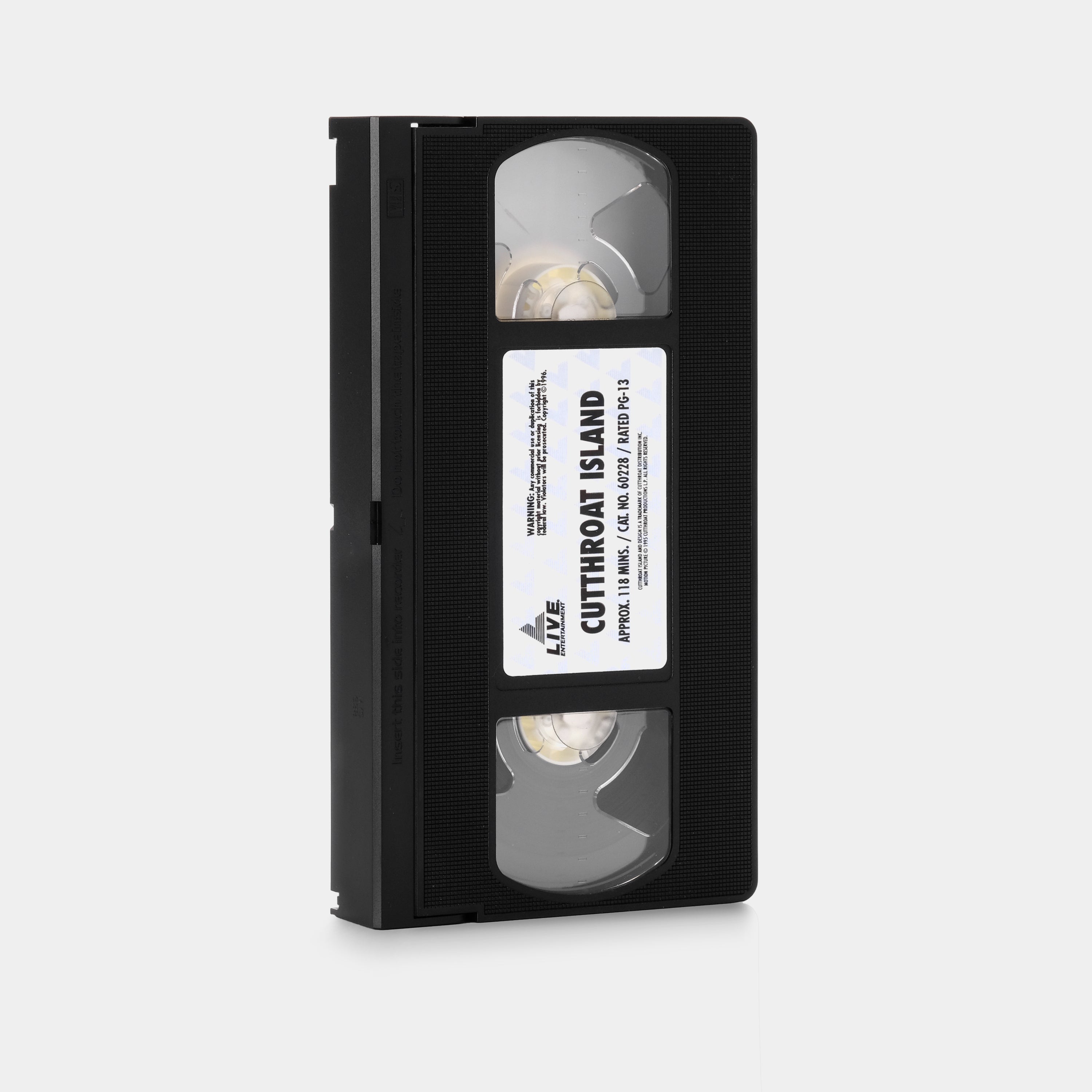 Cutthroat Island VHS Tape