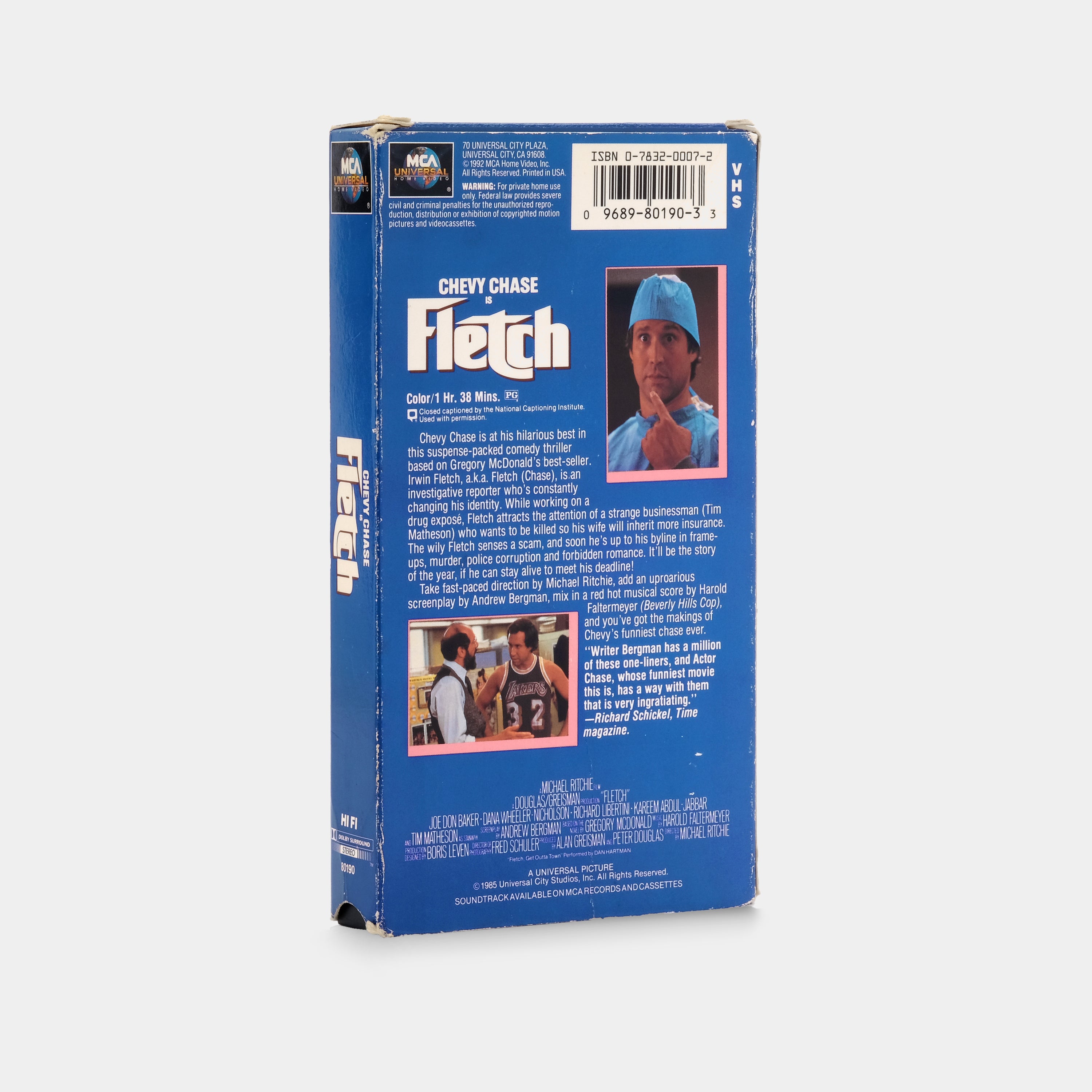 Fletch VHS Tape