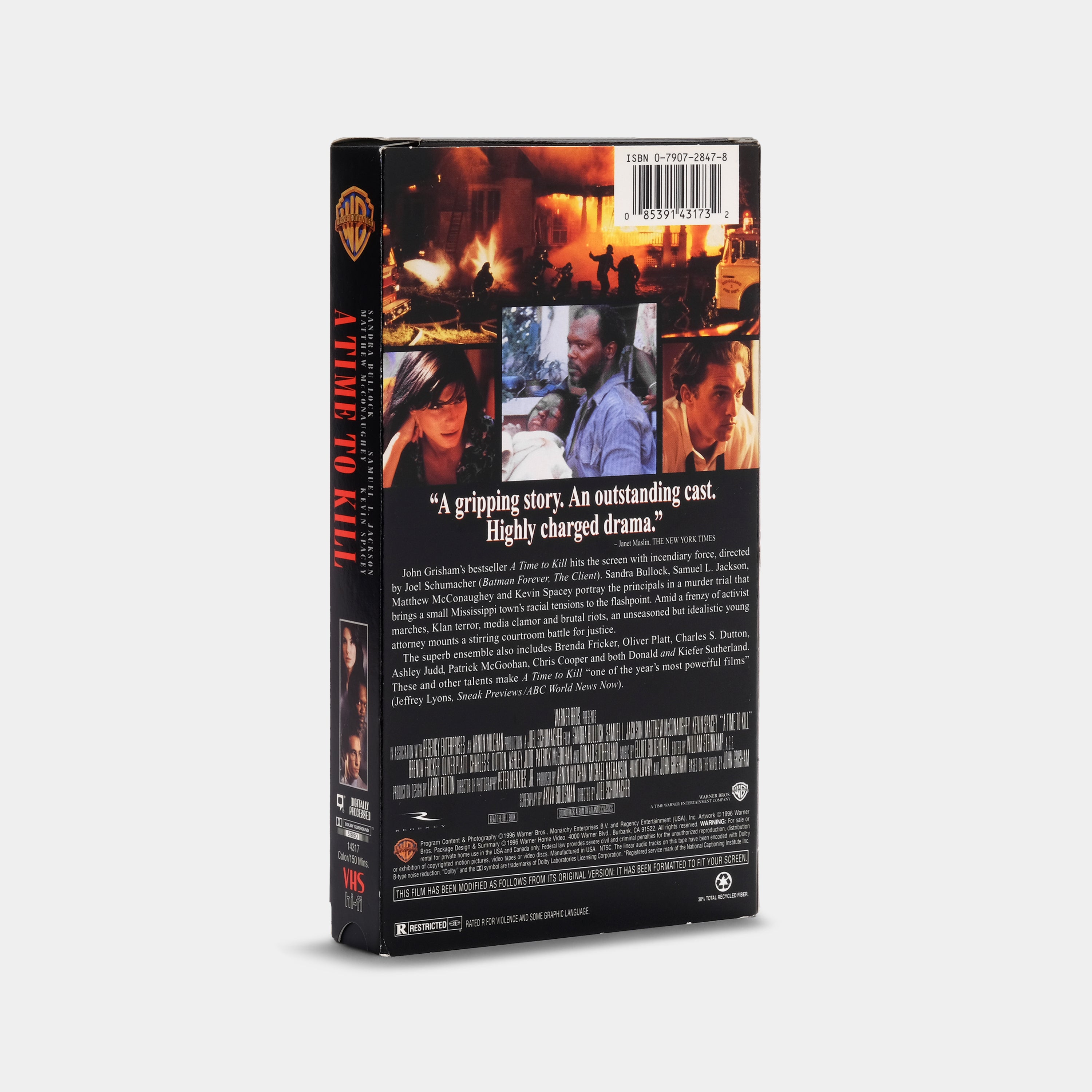 A Time to Kill VHS Tape