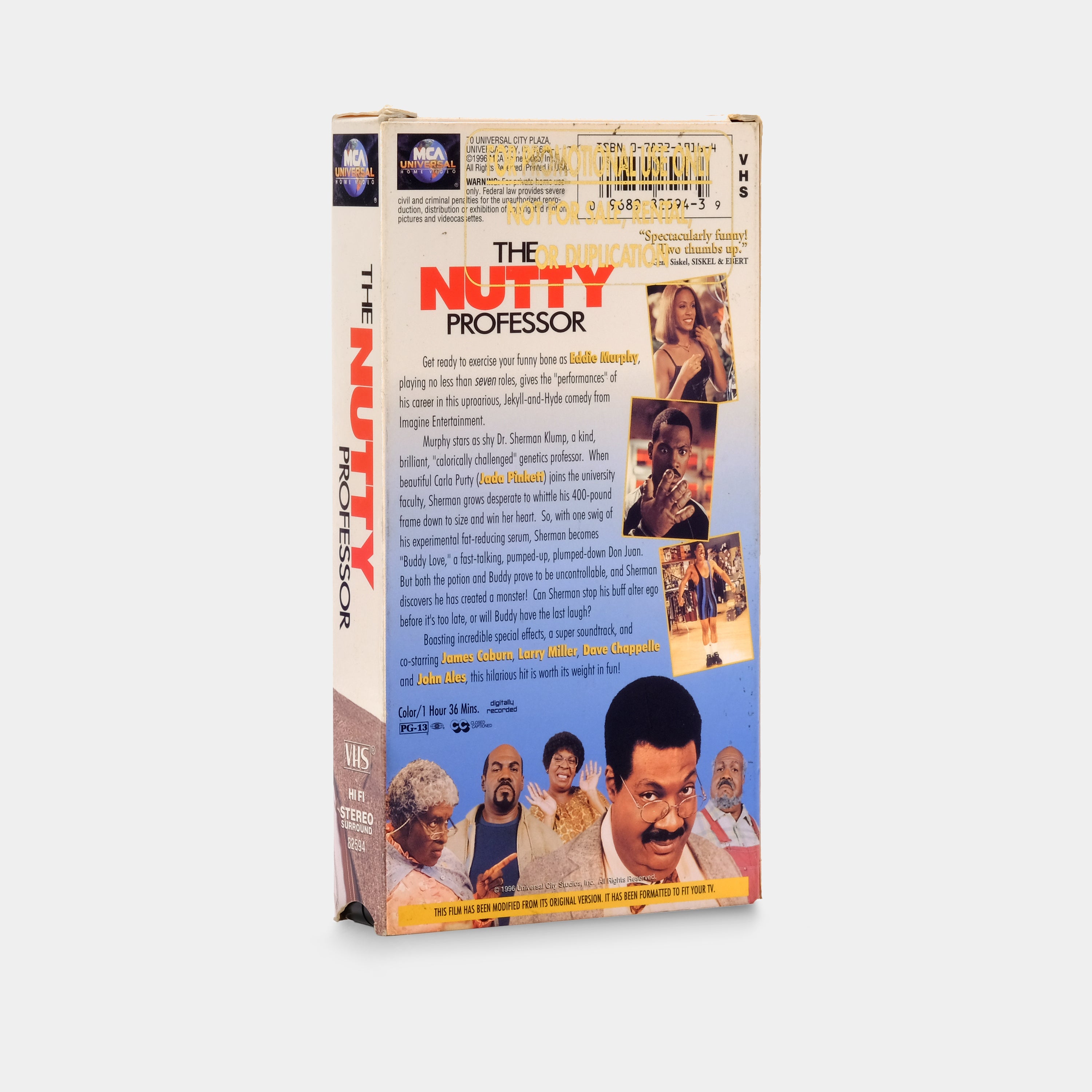 The Nutty Professor VHS Tape