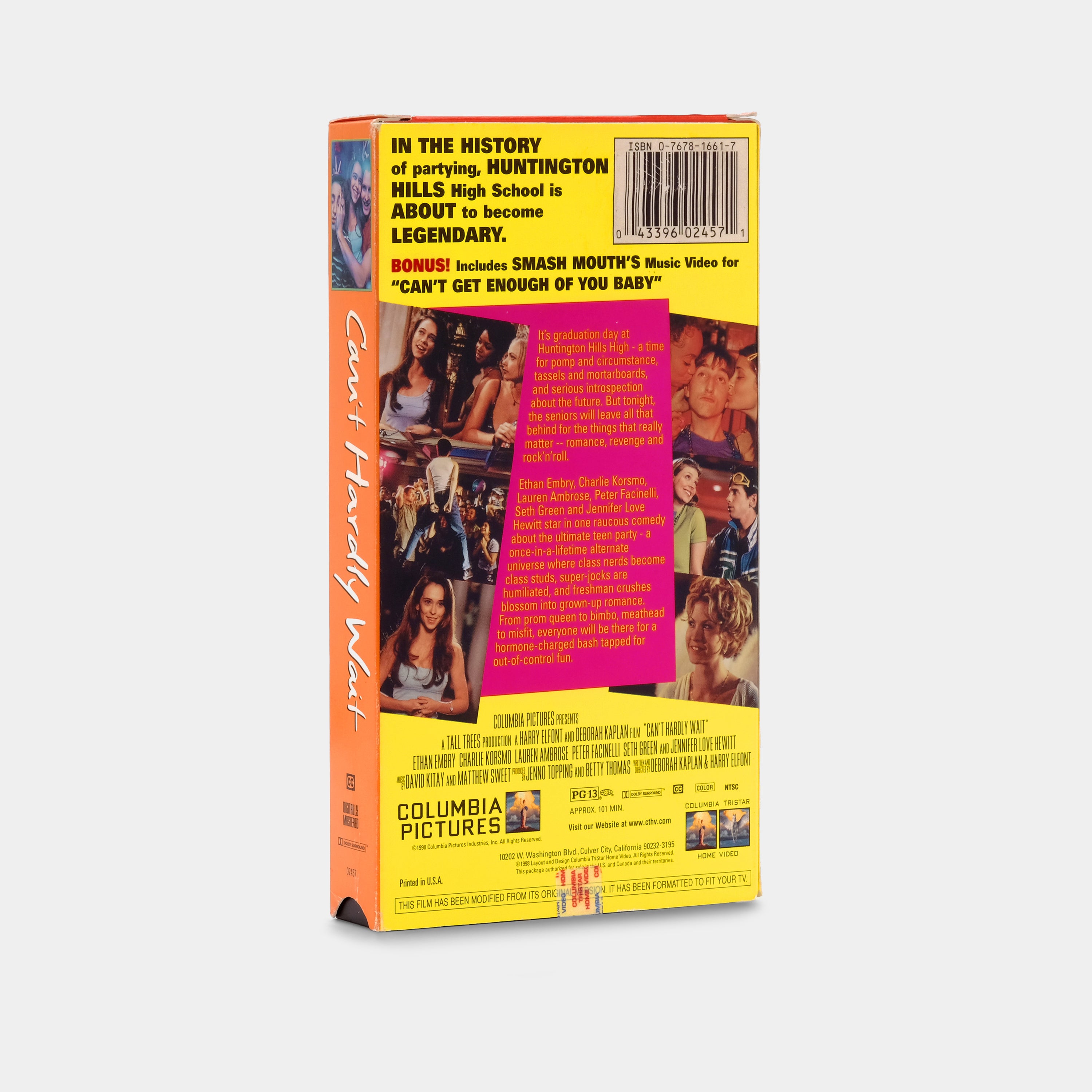 Can't Hardly Wait VHS Tape