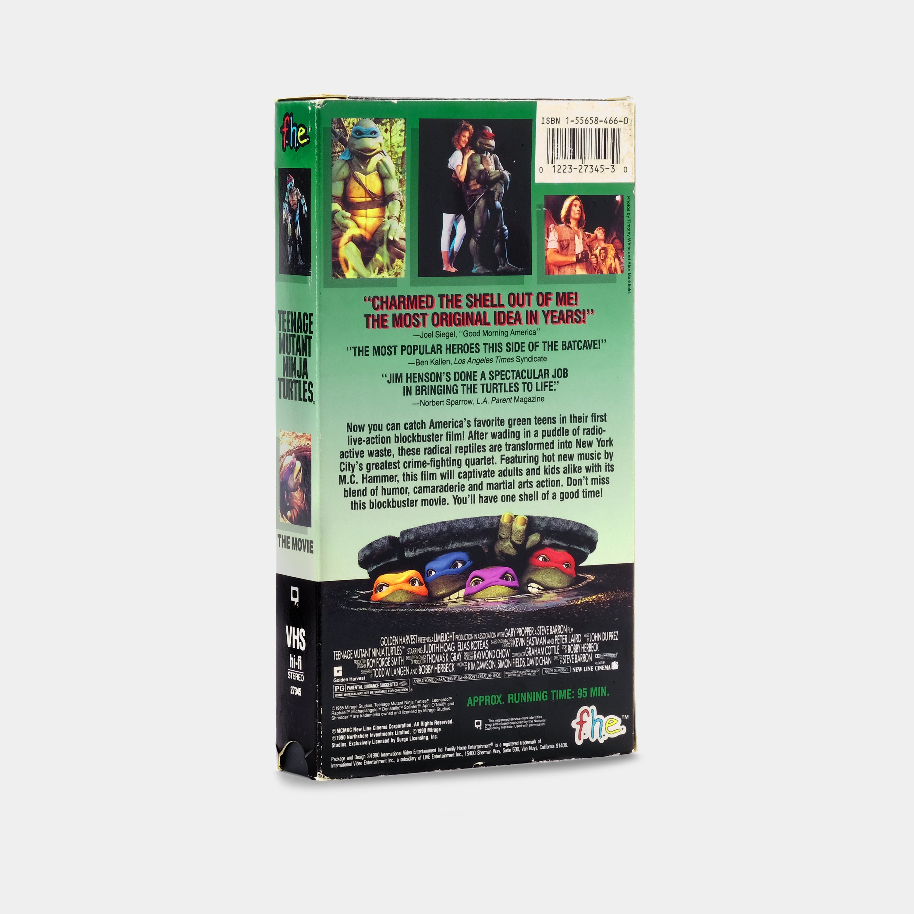 Teenage Mutant Ninja Turtles VHS Tape