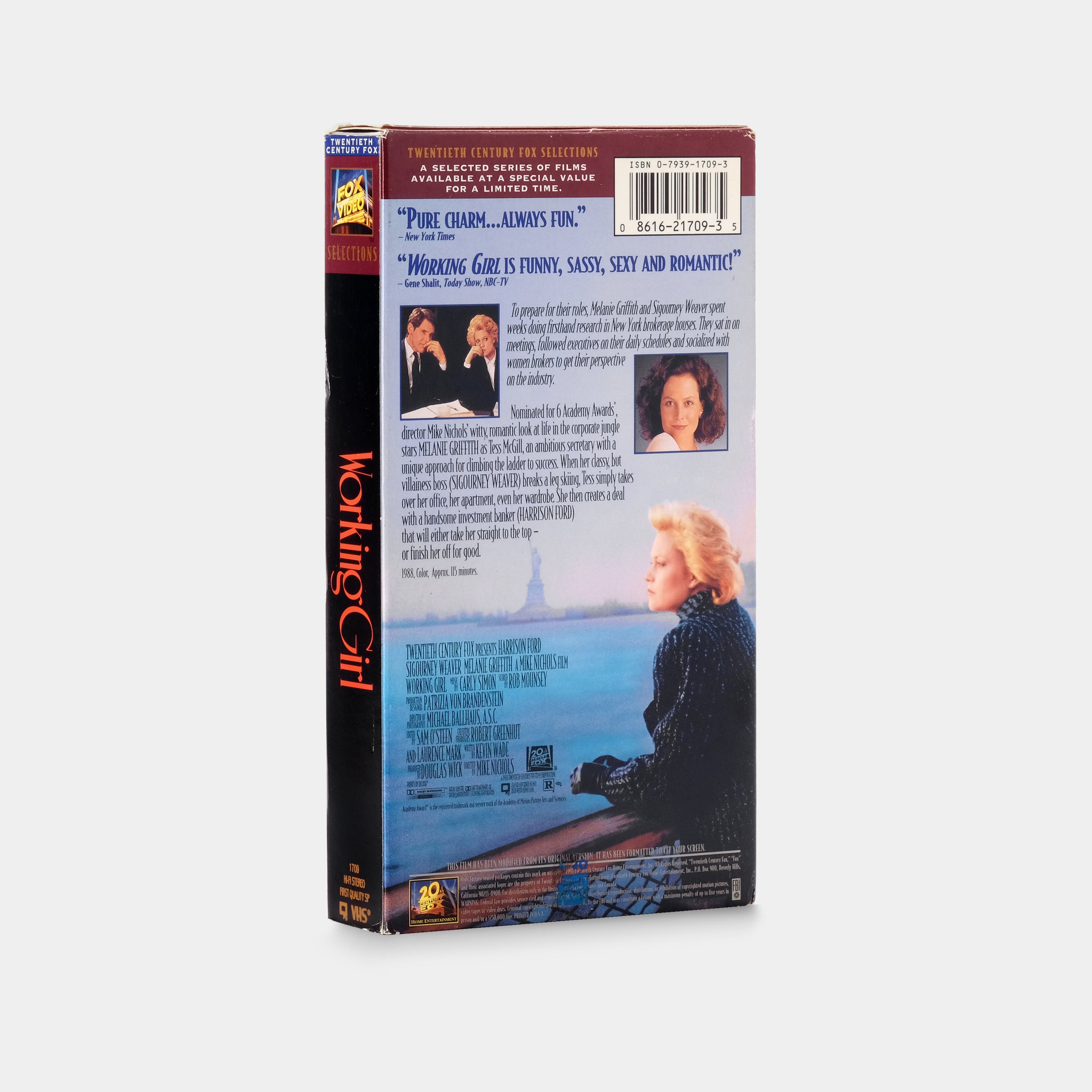 Working Girl VHS Tape