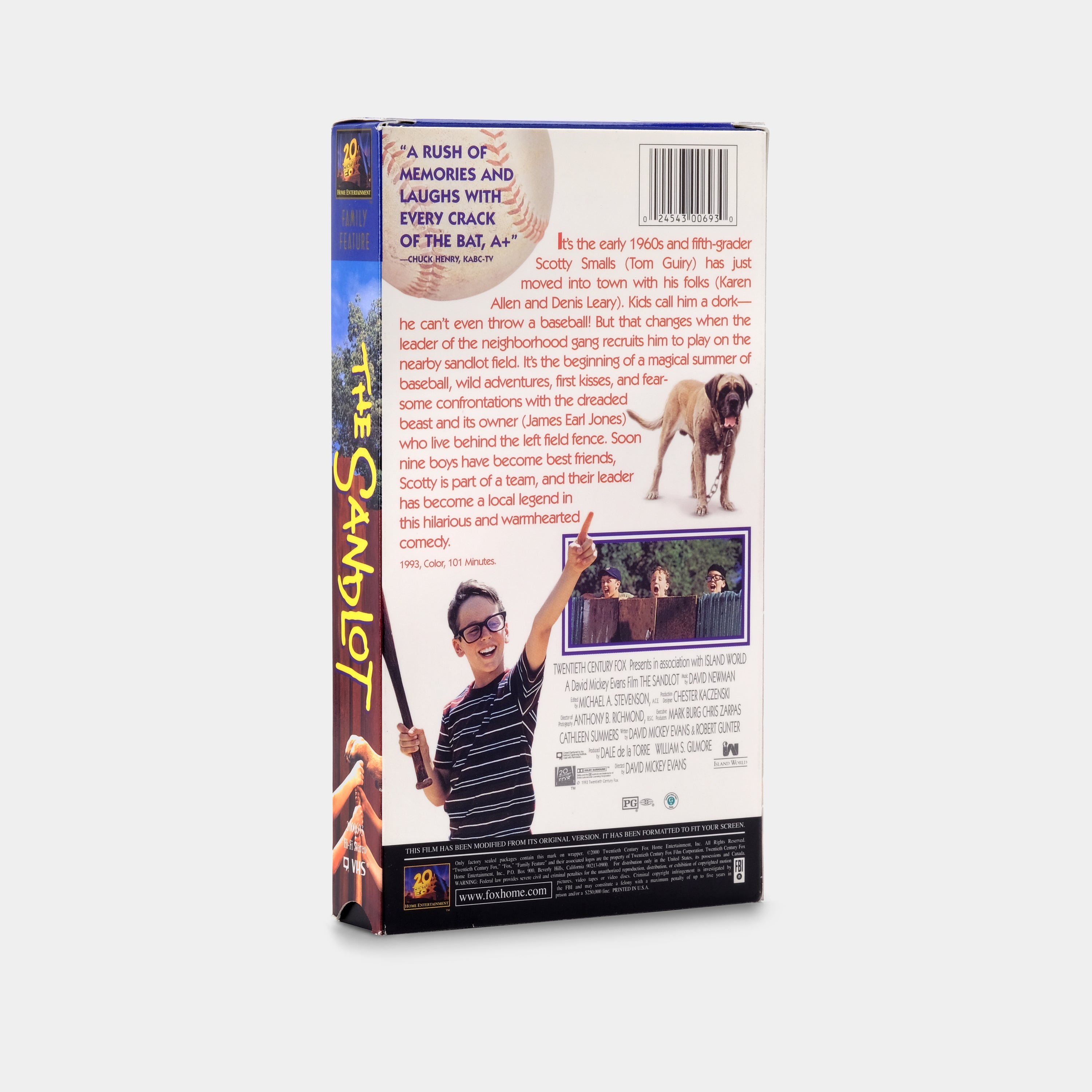 The Sandlot VHS Tape