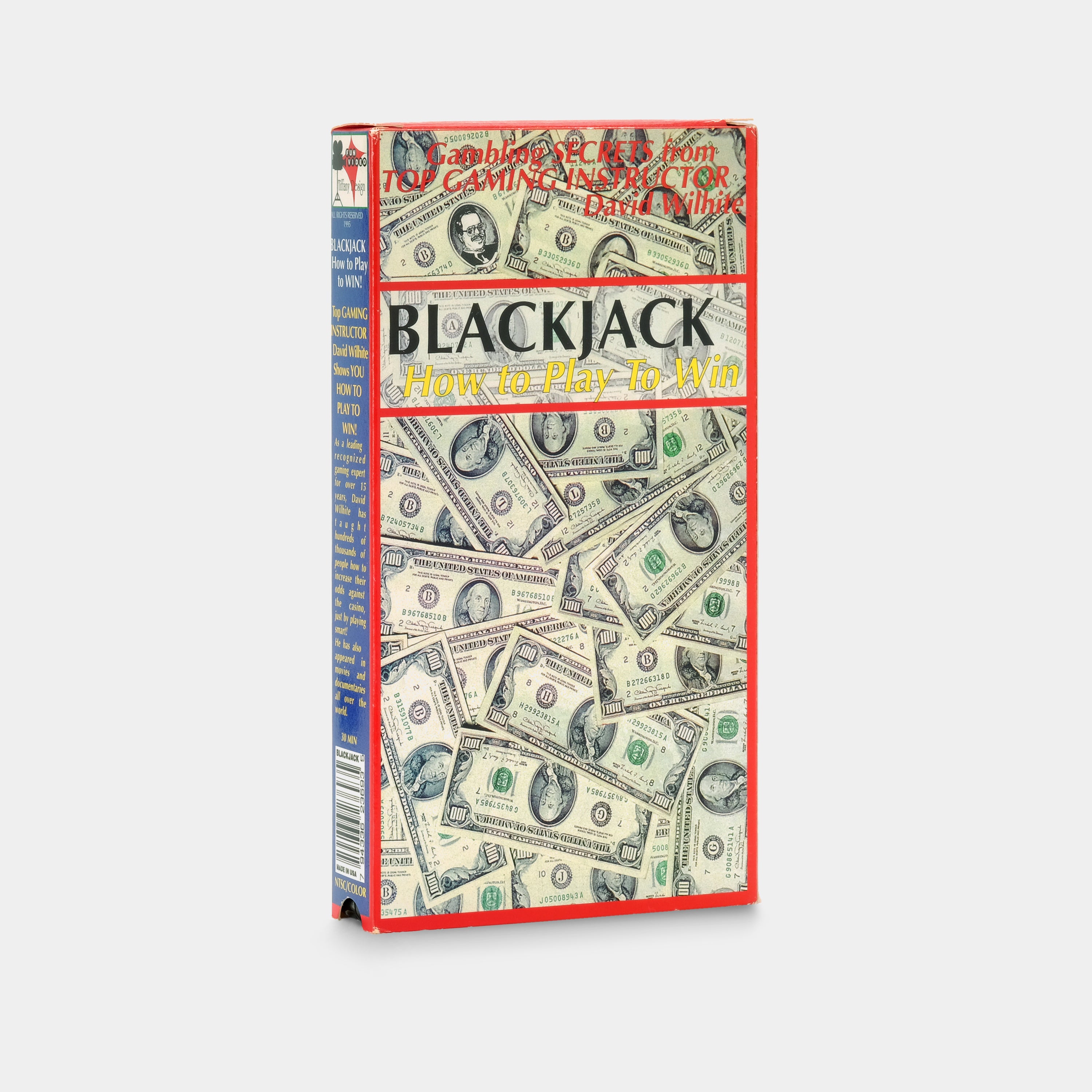 Blackjack: How To Play To Win VHS Tape