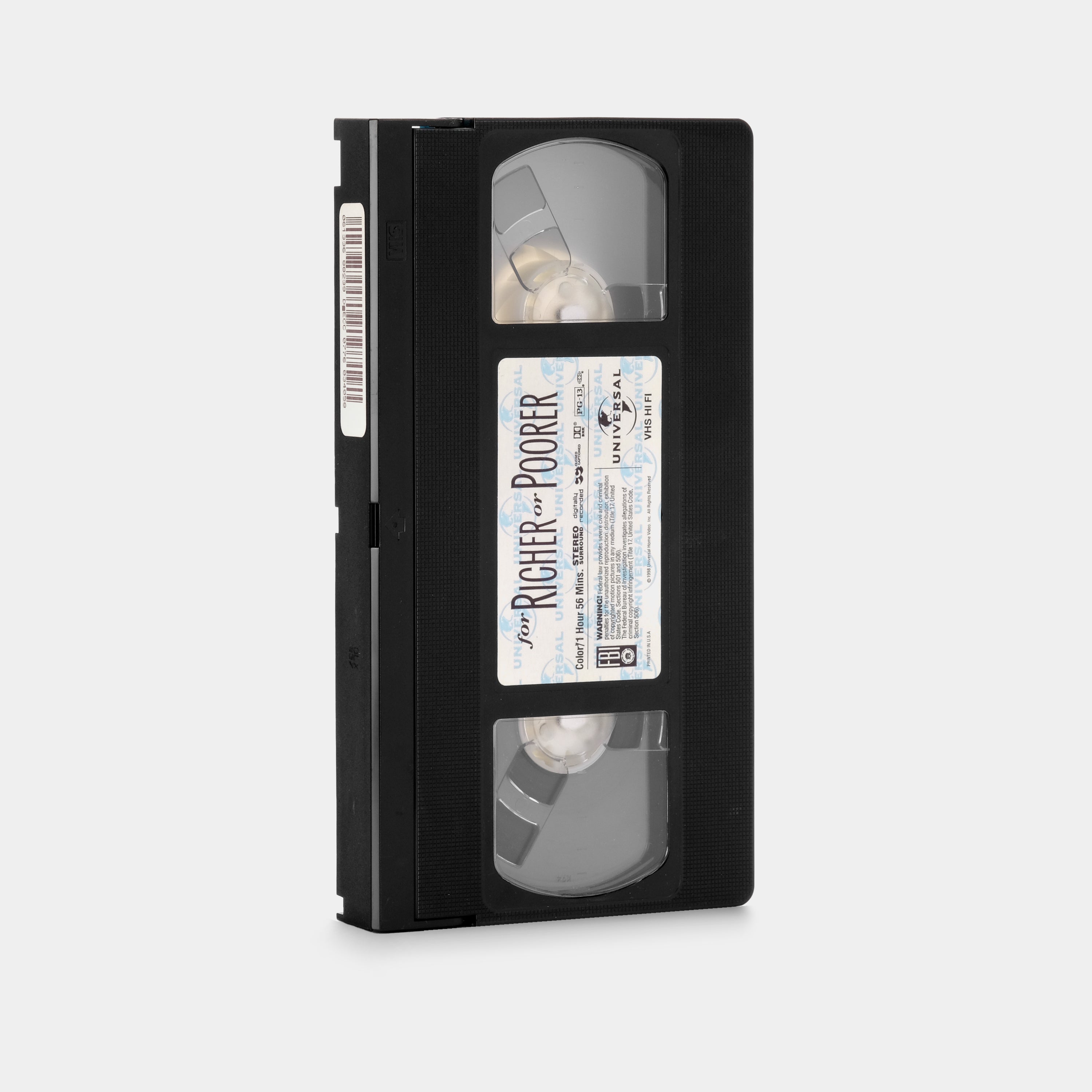 For Richer or Poorer VHS Tape