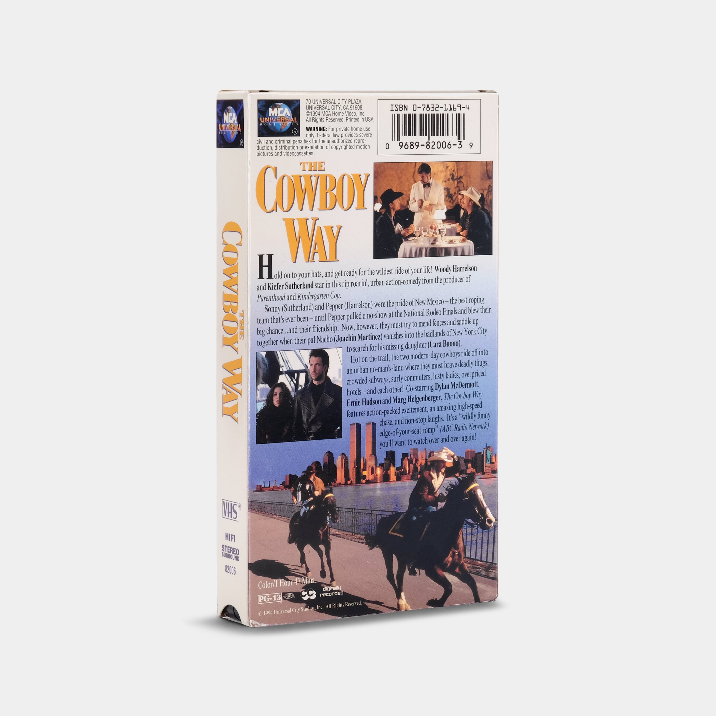 The Cowboy Way VHS Tape