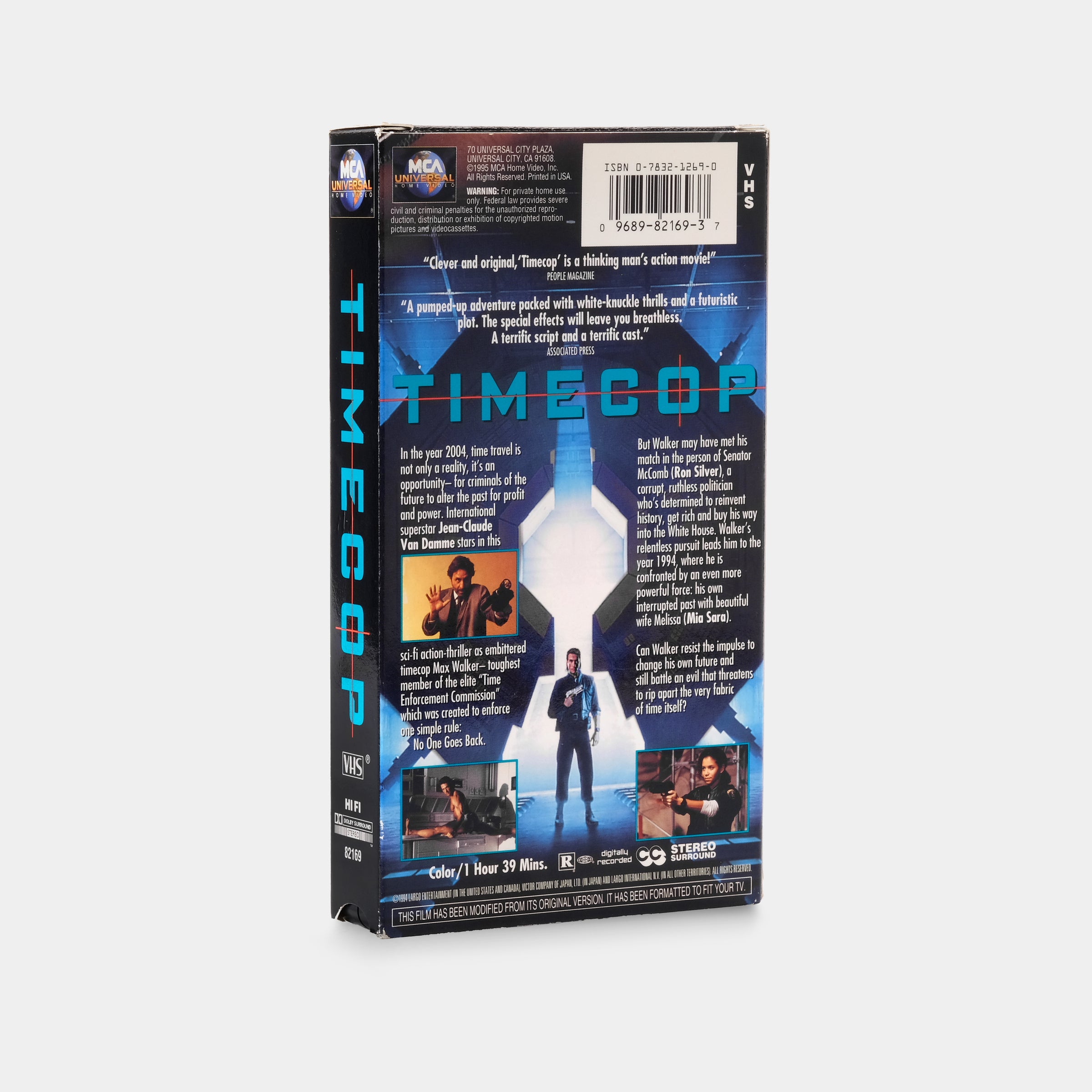 Timecop R Rated Scene Timecop VHS Tape