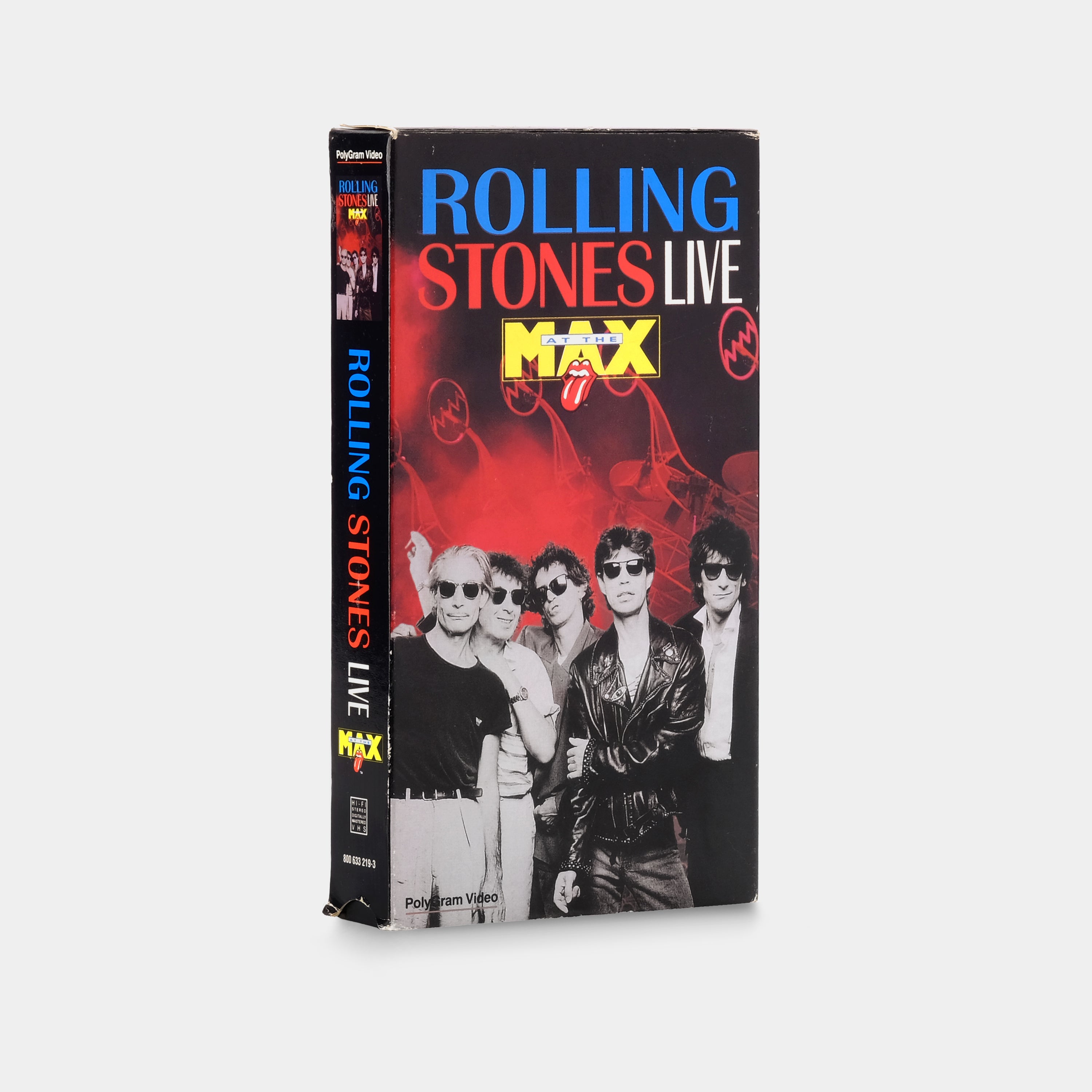 Rolling Stones Live At The Max VHS Tape