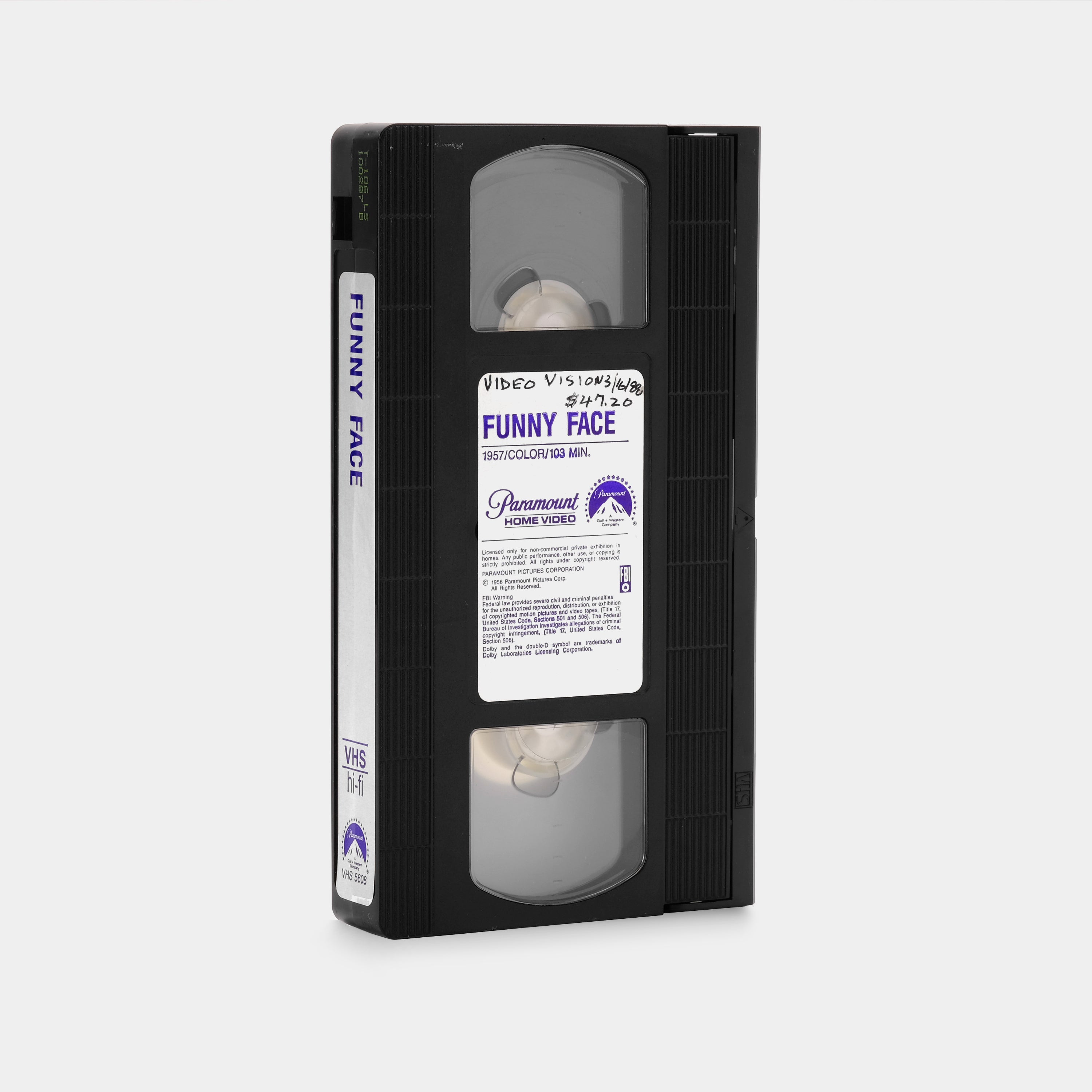 Funny Face VHS Tape