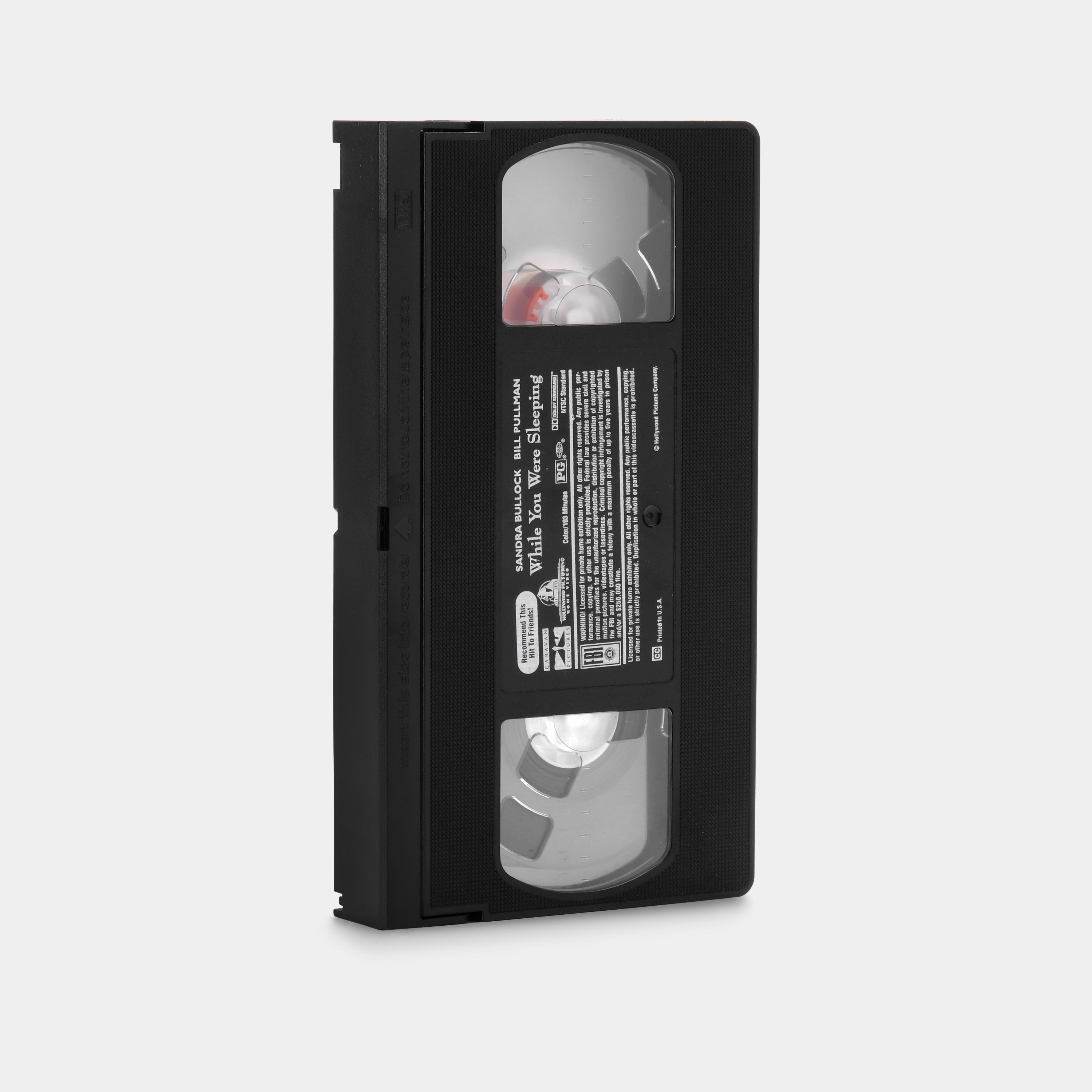 While You Where Sleeping VHS Tape