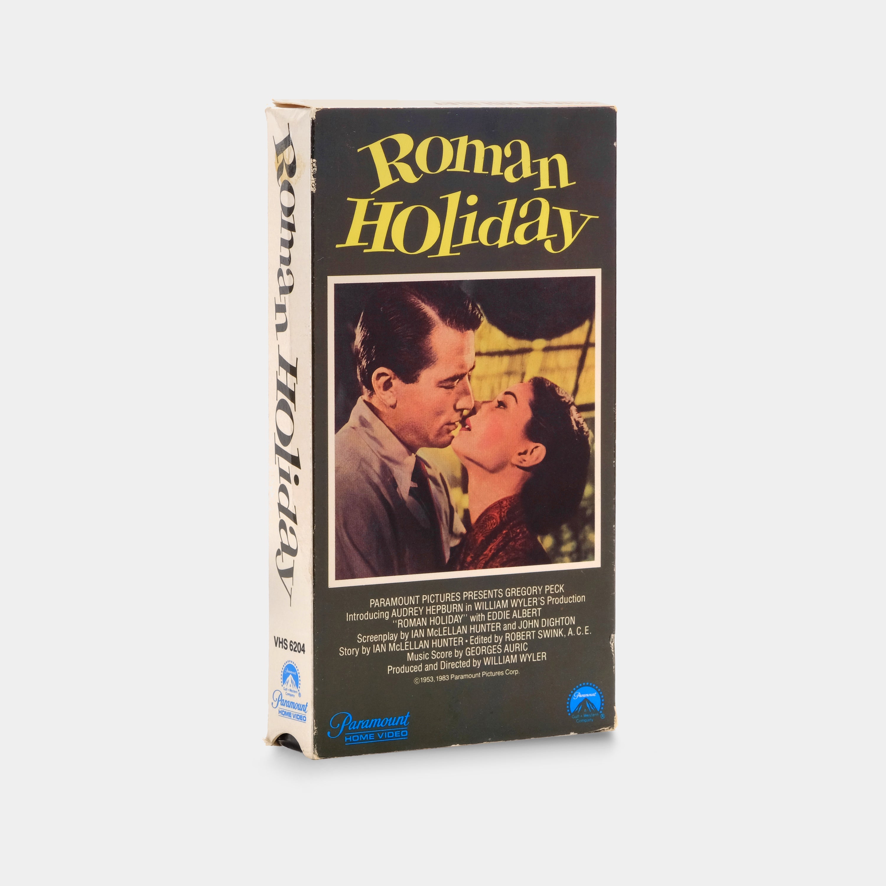 Roman Holiday VHS Tape