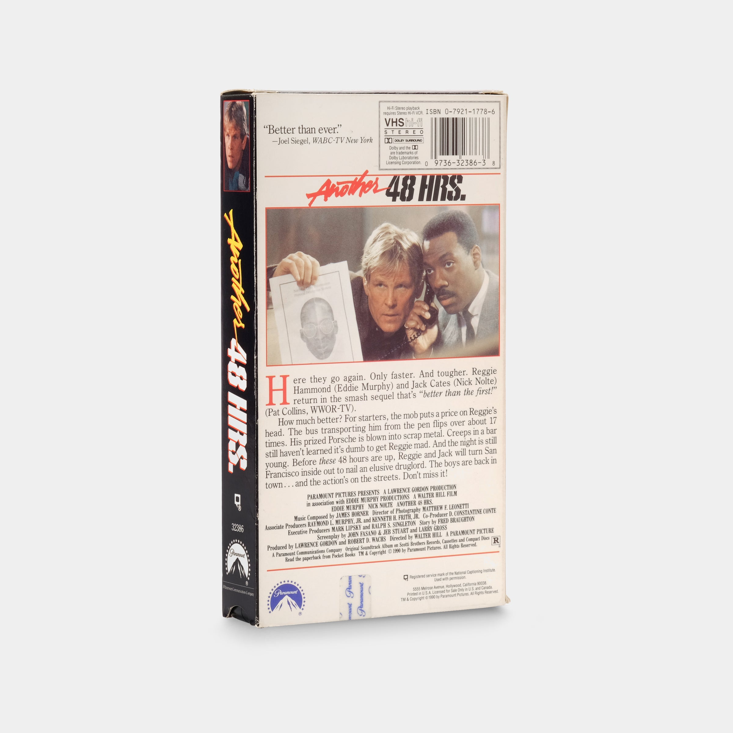Another 48 Hours VHS Tape