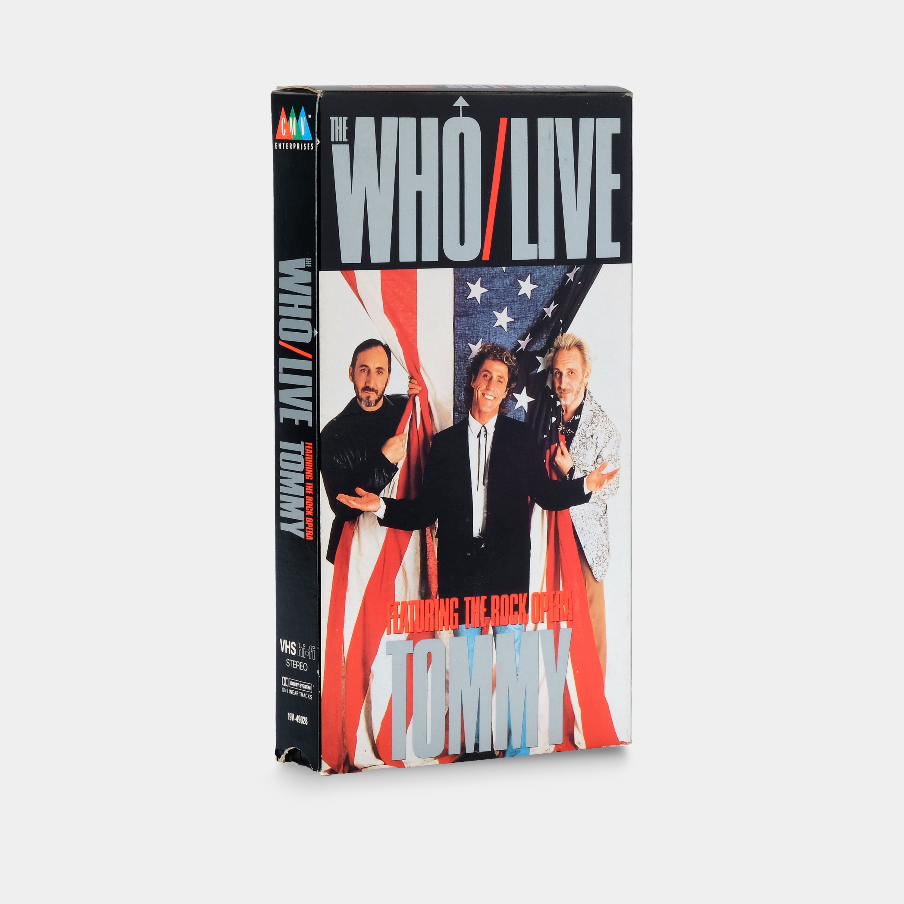 The Who Live, Featuring the Rock Opera Tommy VHS Tape