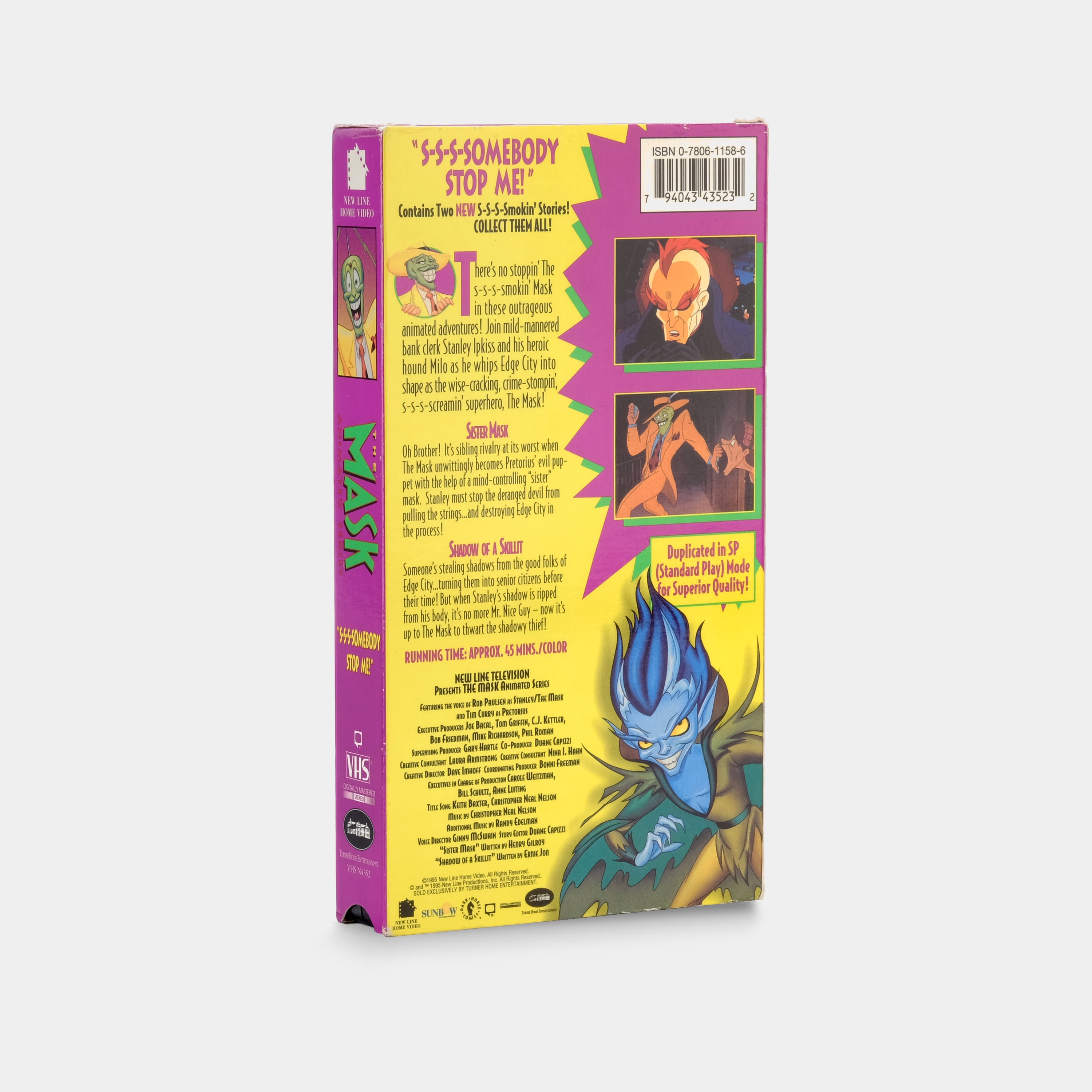 The Mask Animated Series VHS Tape