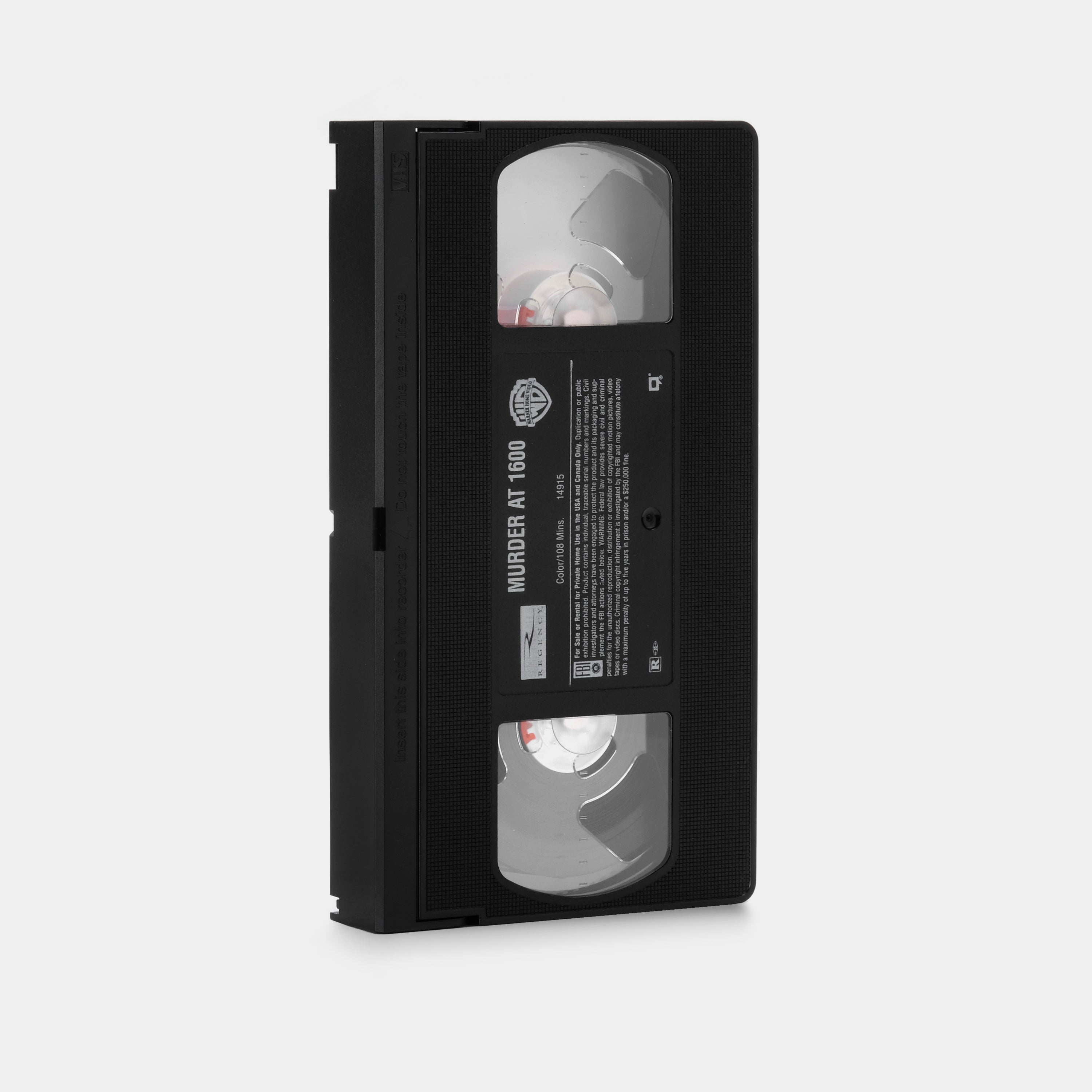 Murder at 1600 VHS Tape