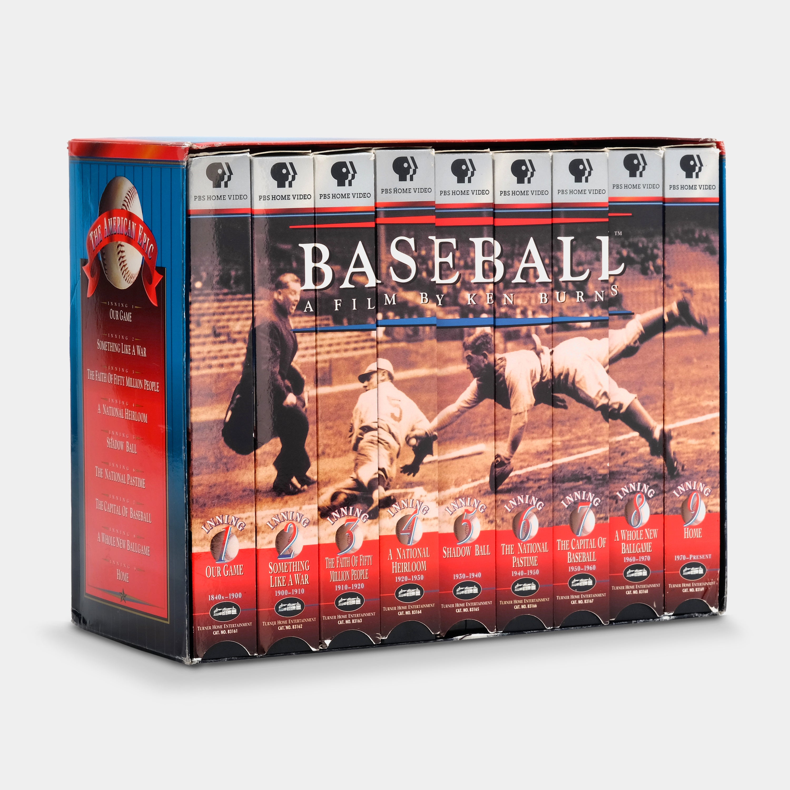 Baseball: A Film By Ken Burns 9-VHS Tape Set