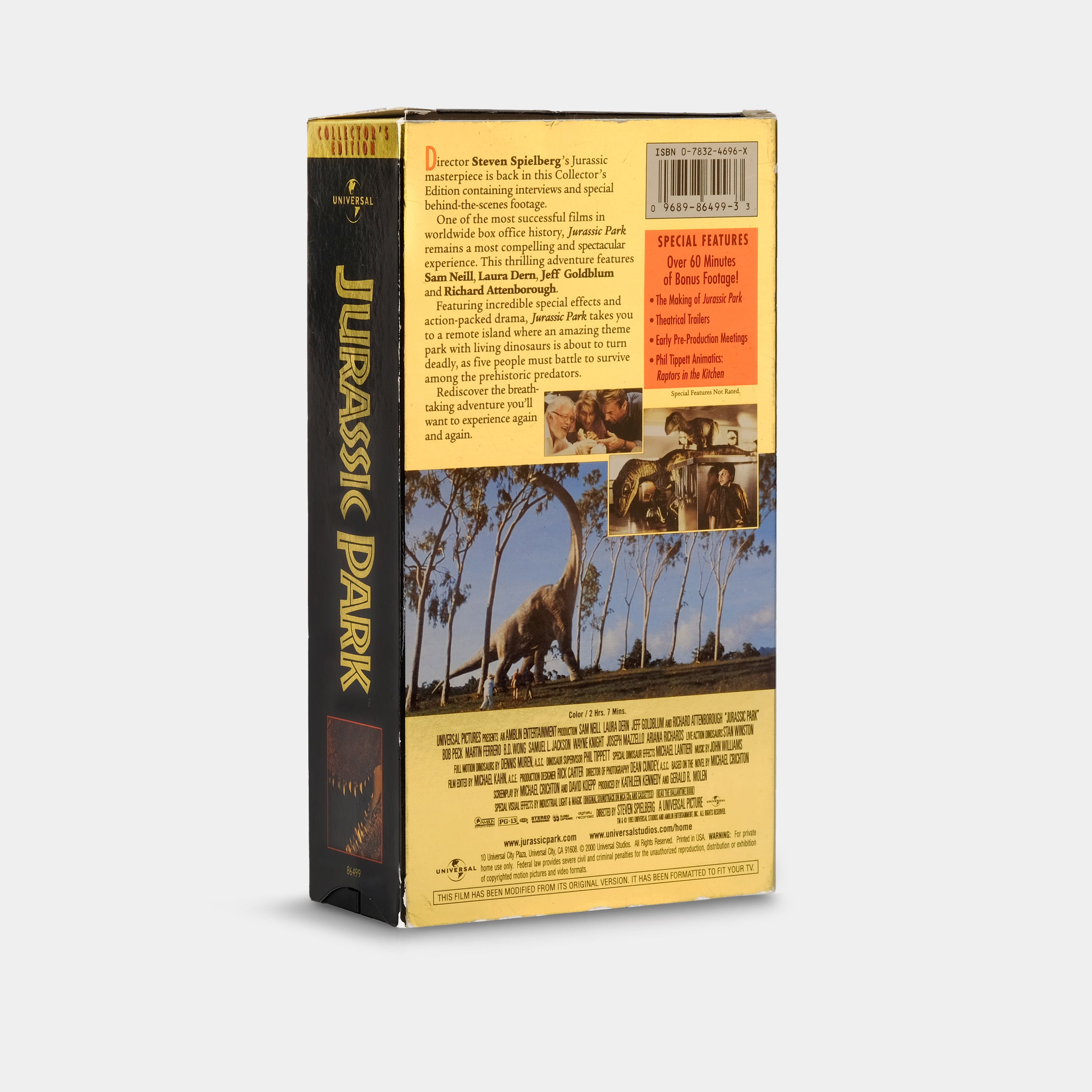 Jurassic Park: Collector's Edition VHS Tape Set