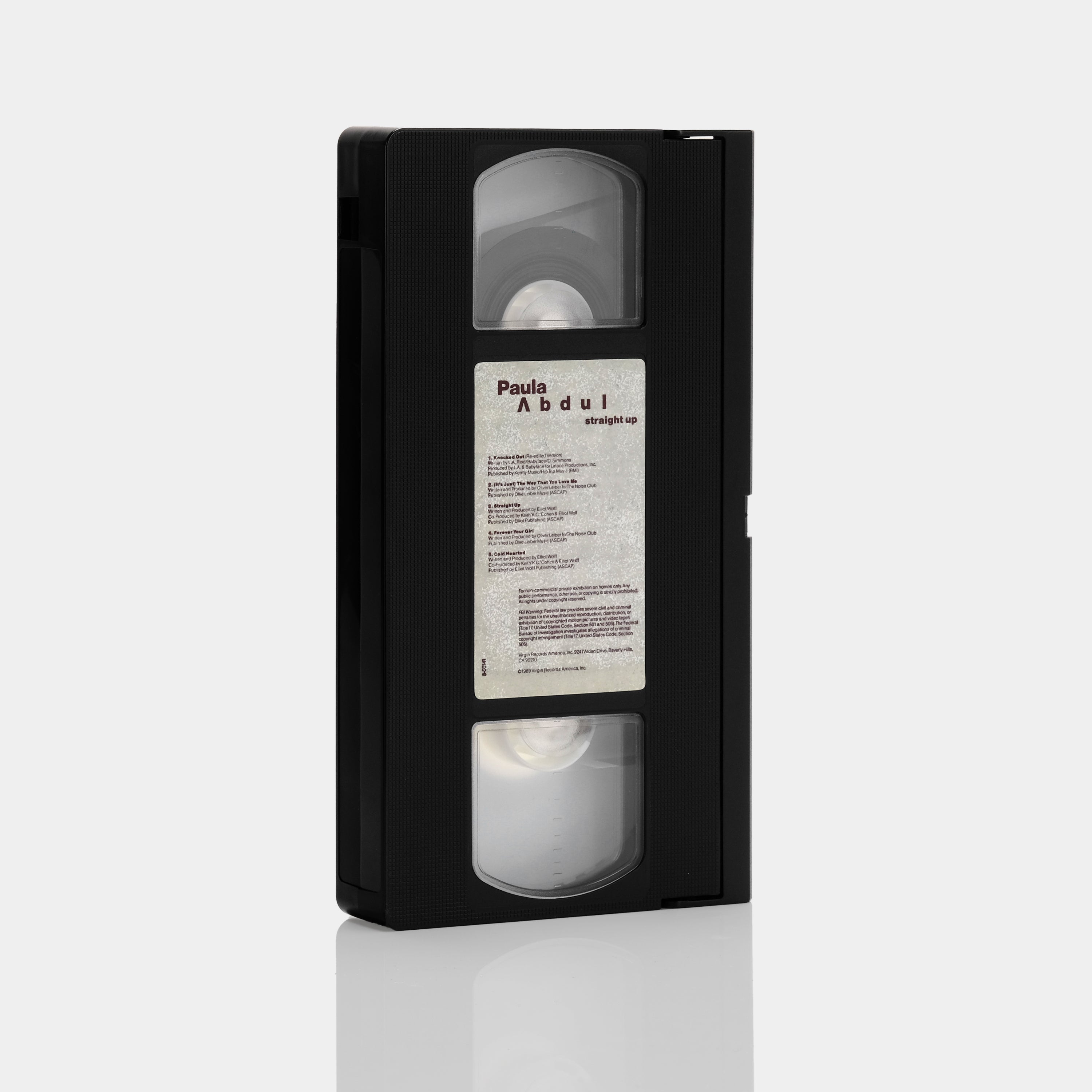 Paula Abdul: Straight Up VHS Tape