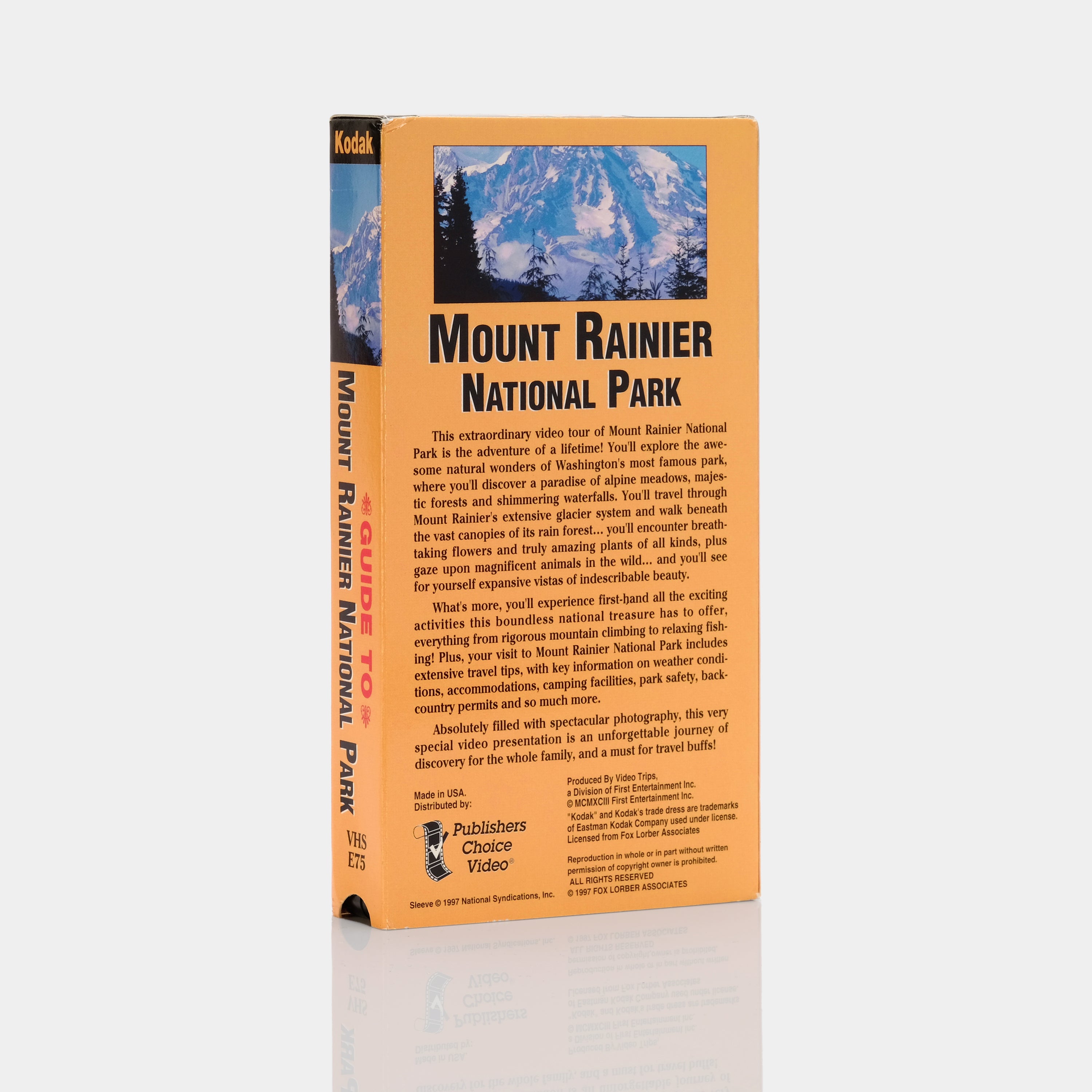 Kodak: Guide To Mount Rainer National Park VHS Tape