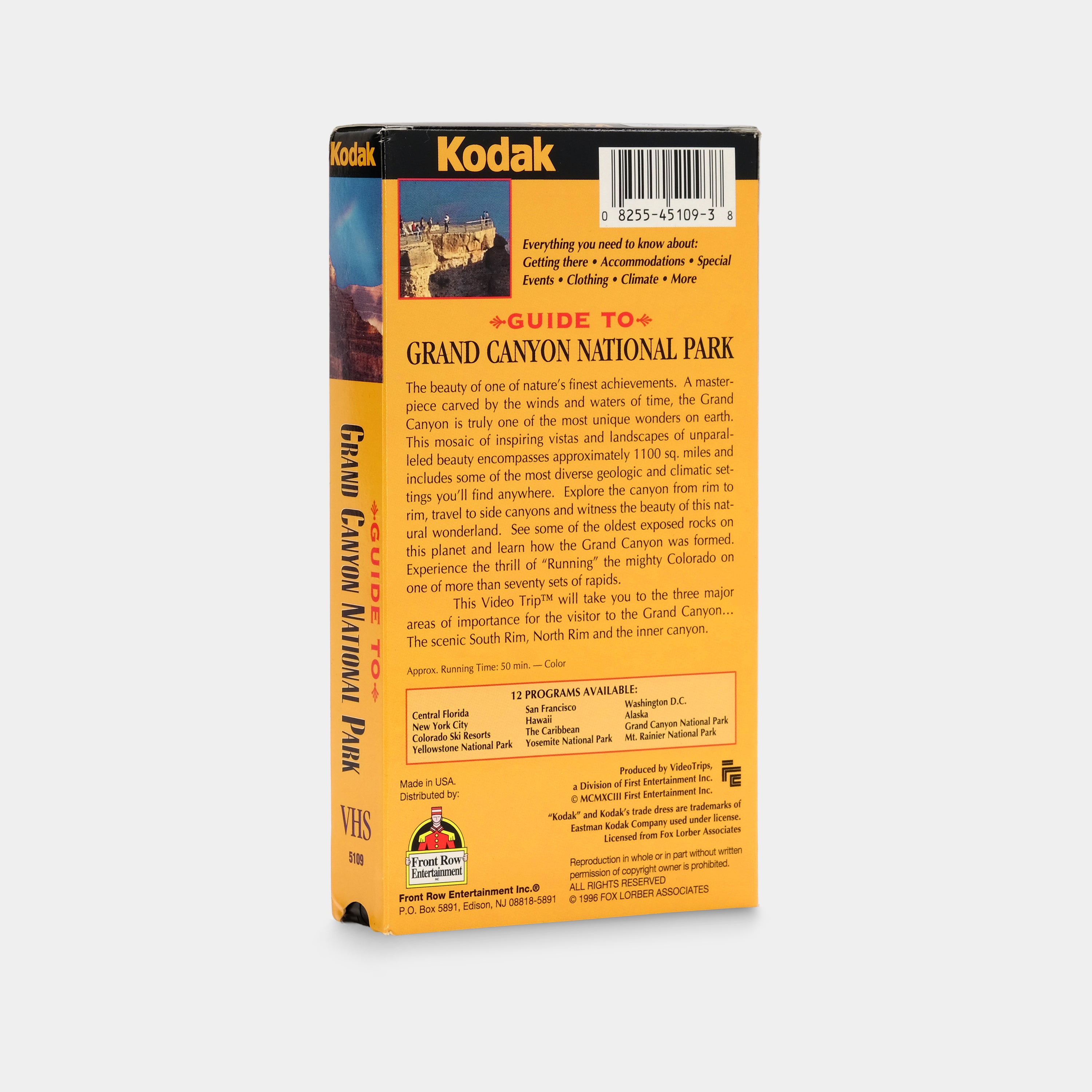 Kodak: Guide To Grand Canyon National Park VHS Tape