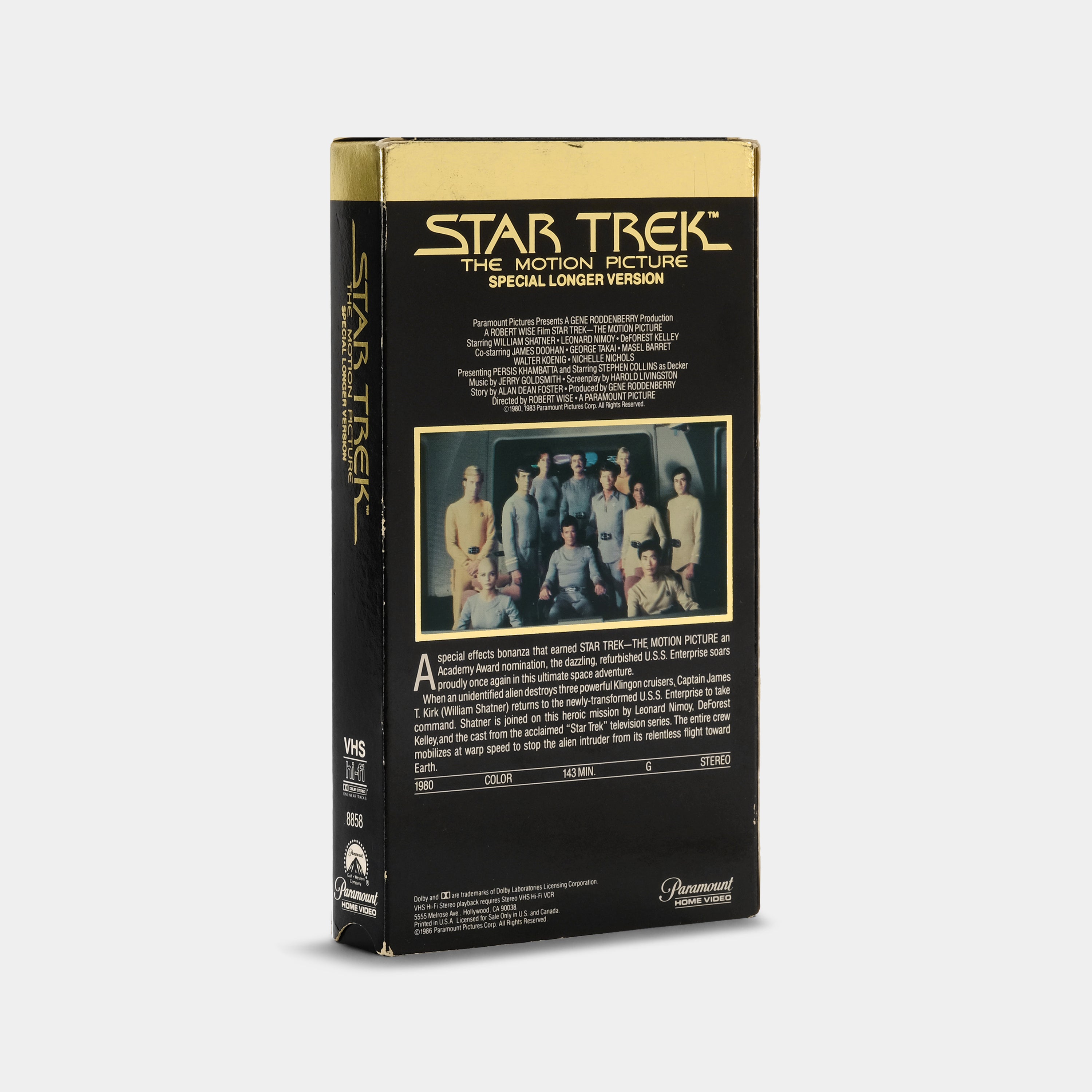 Star Trek: The Motion Picture (Special Longer Version) VHS Tape