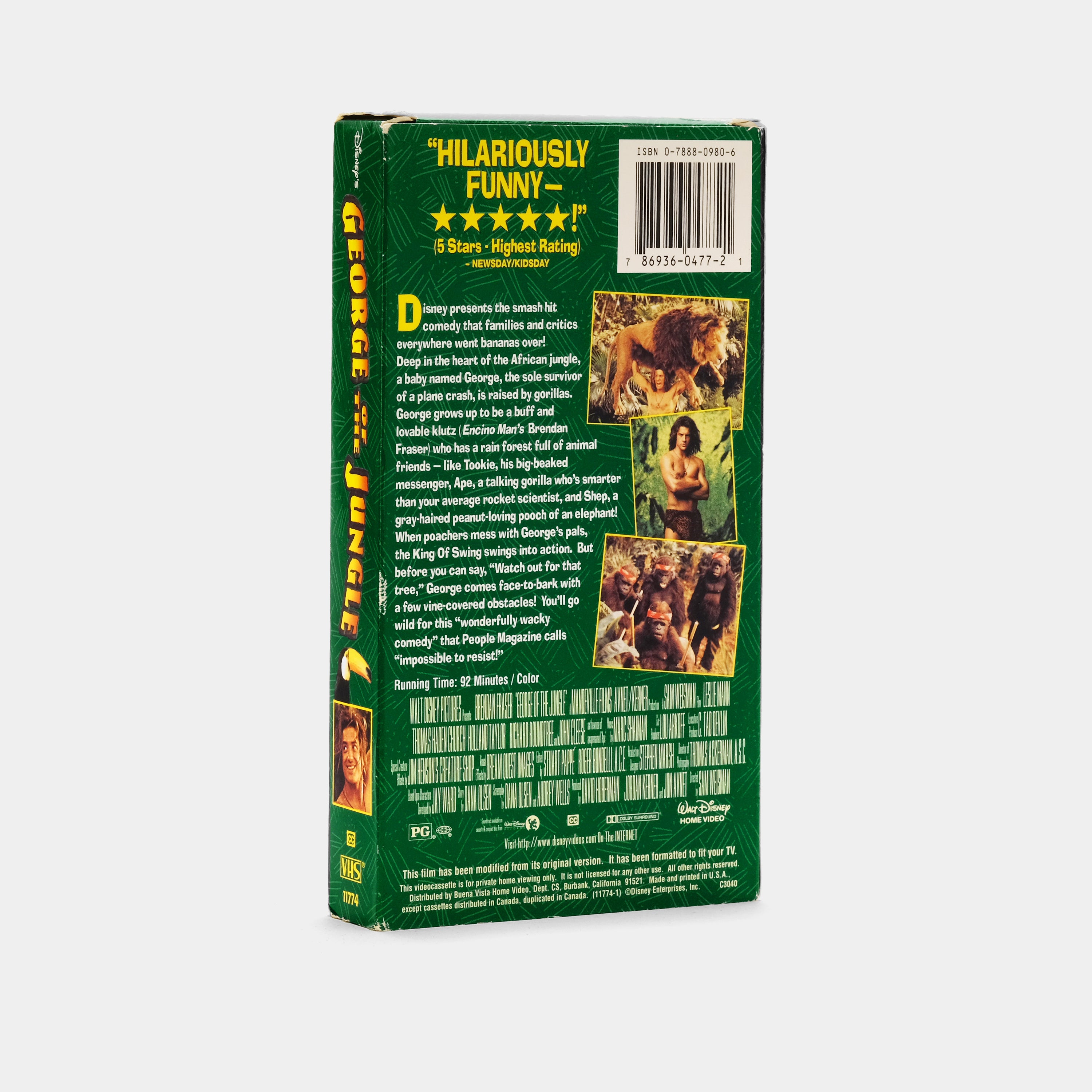 George of the Jungle VHS Tape